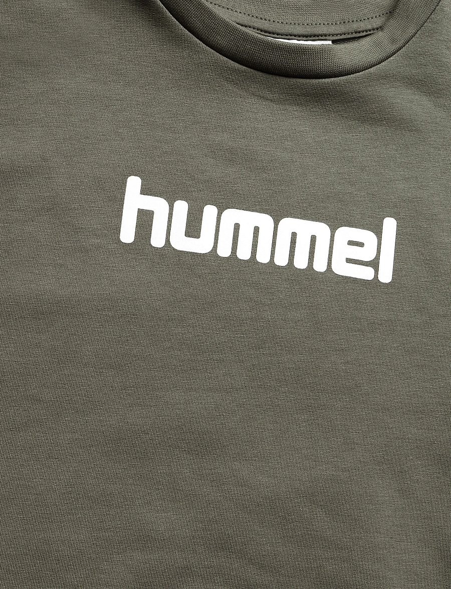 Hummel - hmlJR REG LOGO SWEATSHIRT - sweatshirts - castor gray - 2