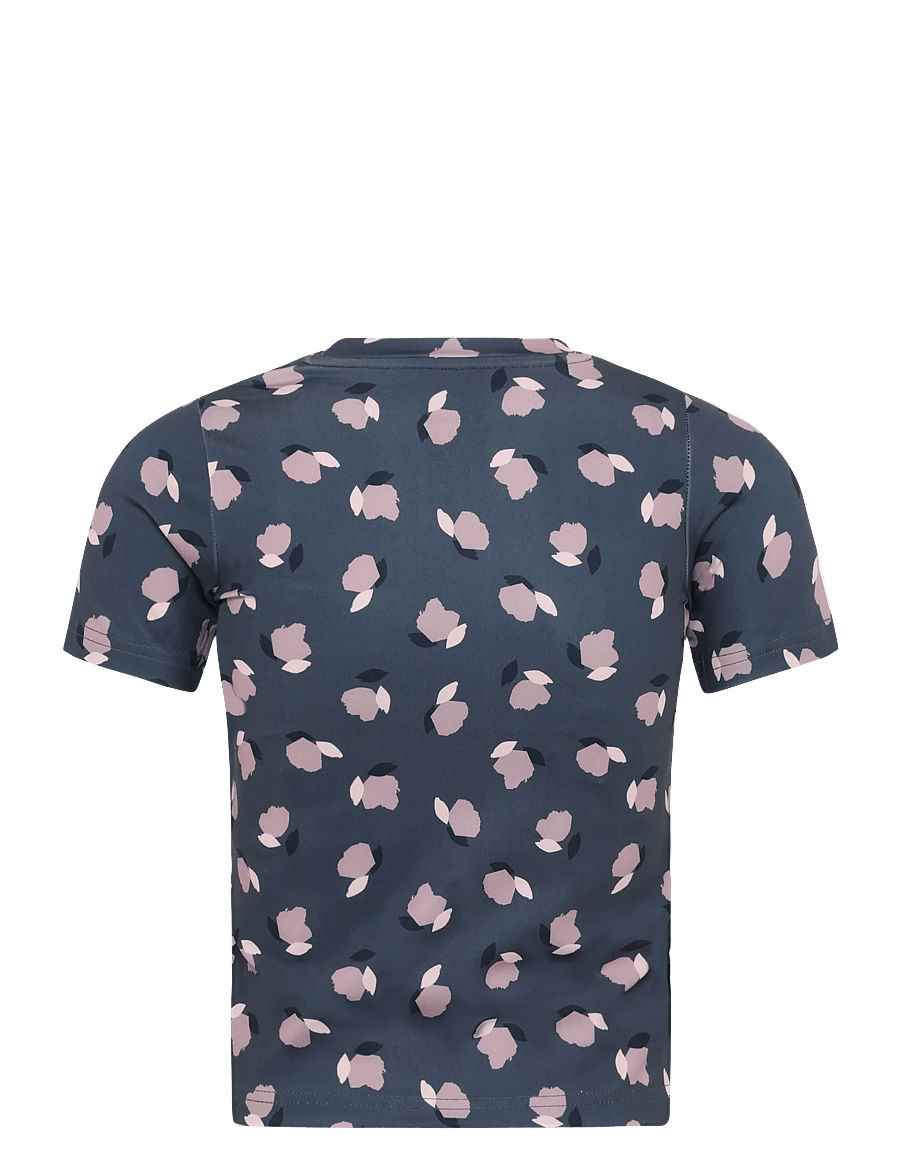 Hummel - hmlJR FITTED AOP GYM T-SHIRT S/S - sportoberteile - ombre blue - 1