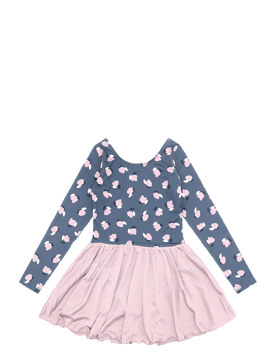 Hummel - hmlJR AOP GYMSUIT L/S - ombre blue - 1