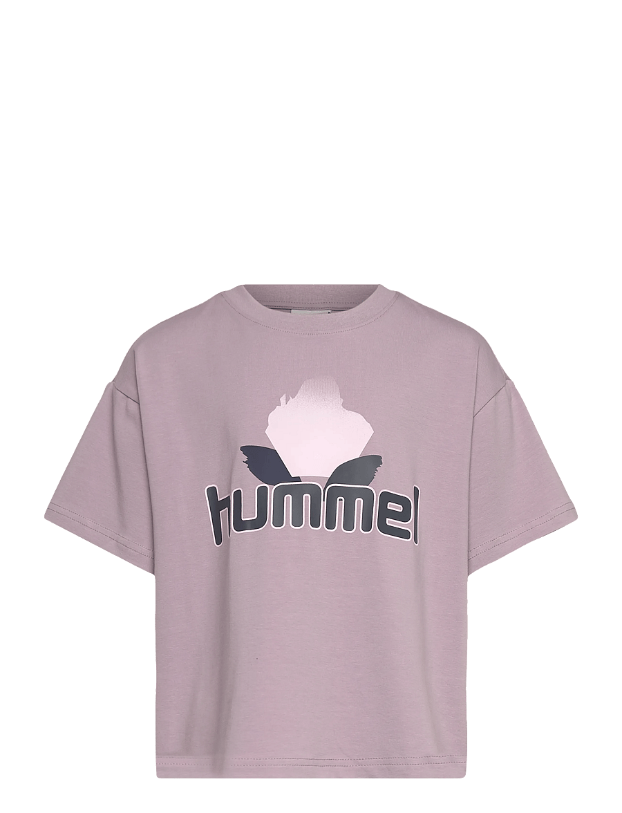 Hummel - hmlJR BOXY GRAPHIC T-SHIRT S/S - sea fog - 0