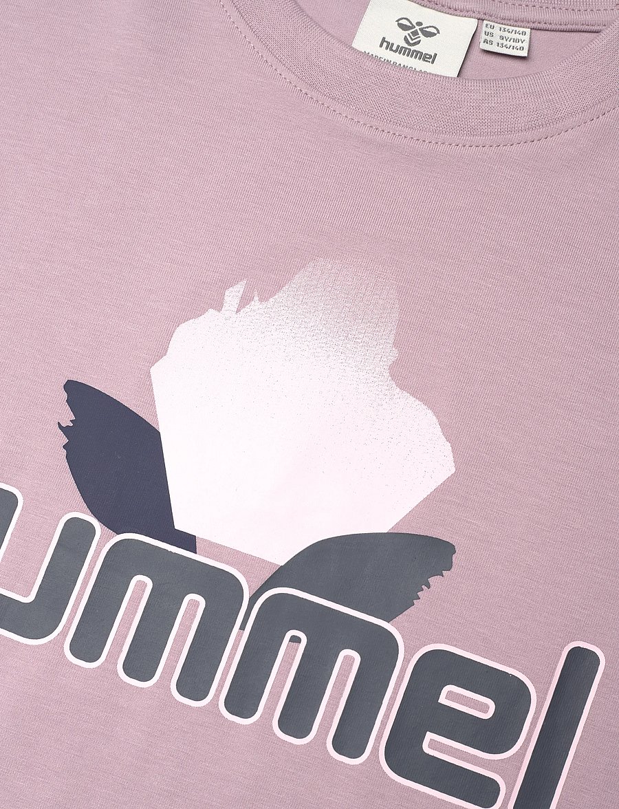 Hummel - hmlJR BOXY GRAPHIC T-SHIRT S/S - sea fog - 2