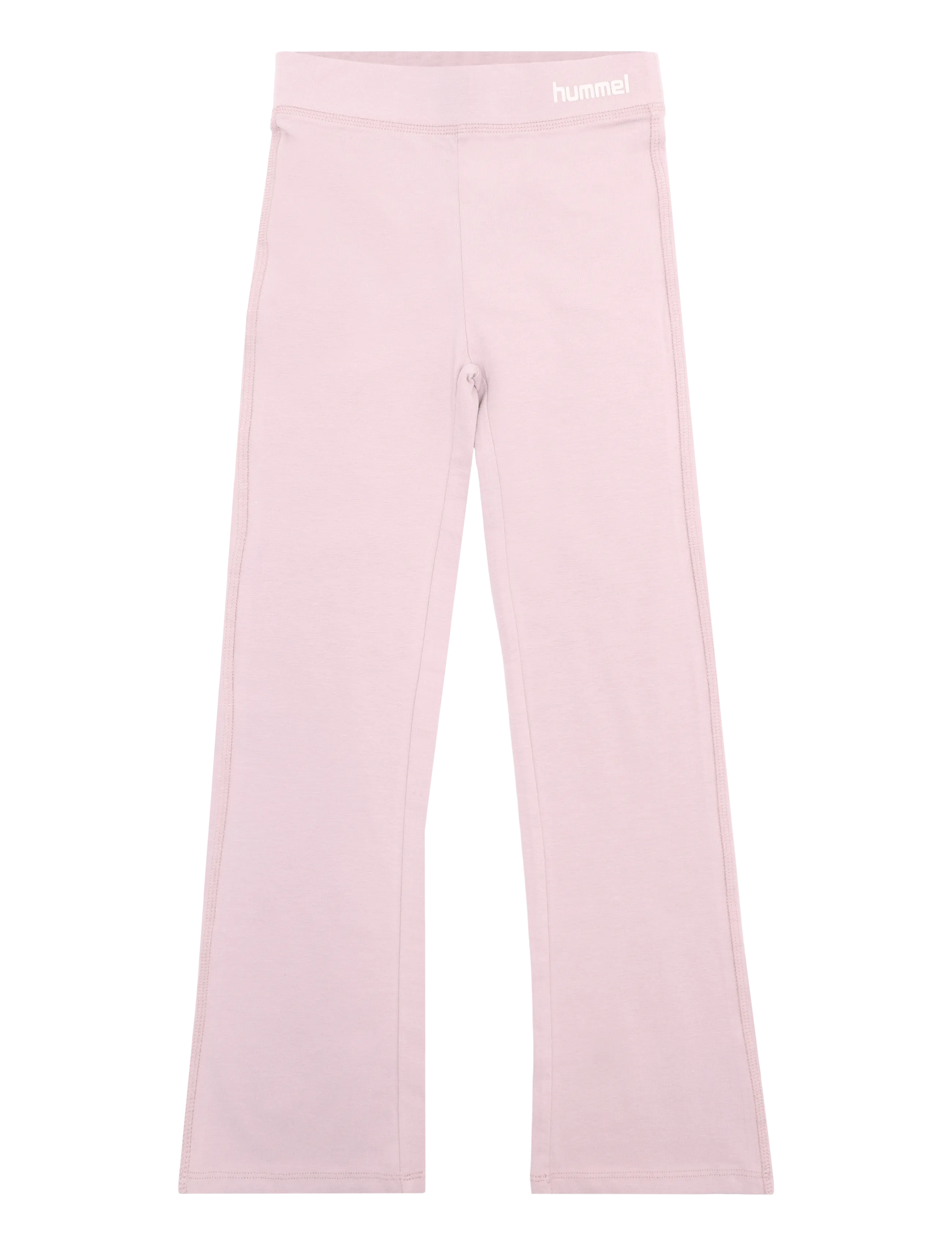 Hummel hmlJR HIGH RISE FLARED TIGHTS - Kojinės ir pėdkelnės - SEA FOG / pink/rose
