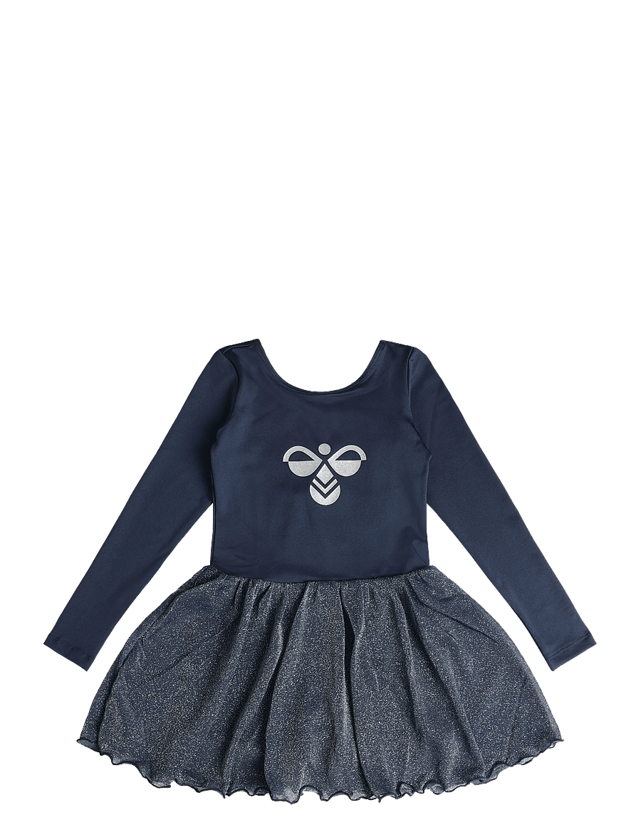 Hummel - hmlJR GLITTER TIGHTS GYMSUIT L/S - dress blues - 0