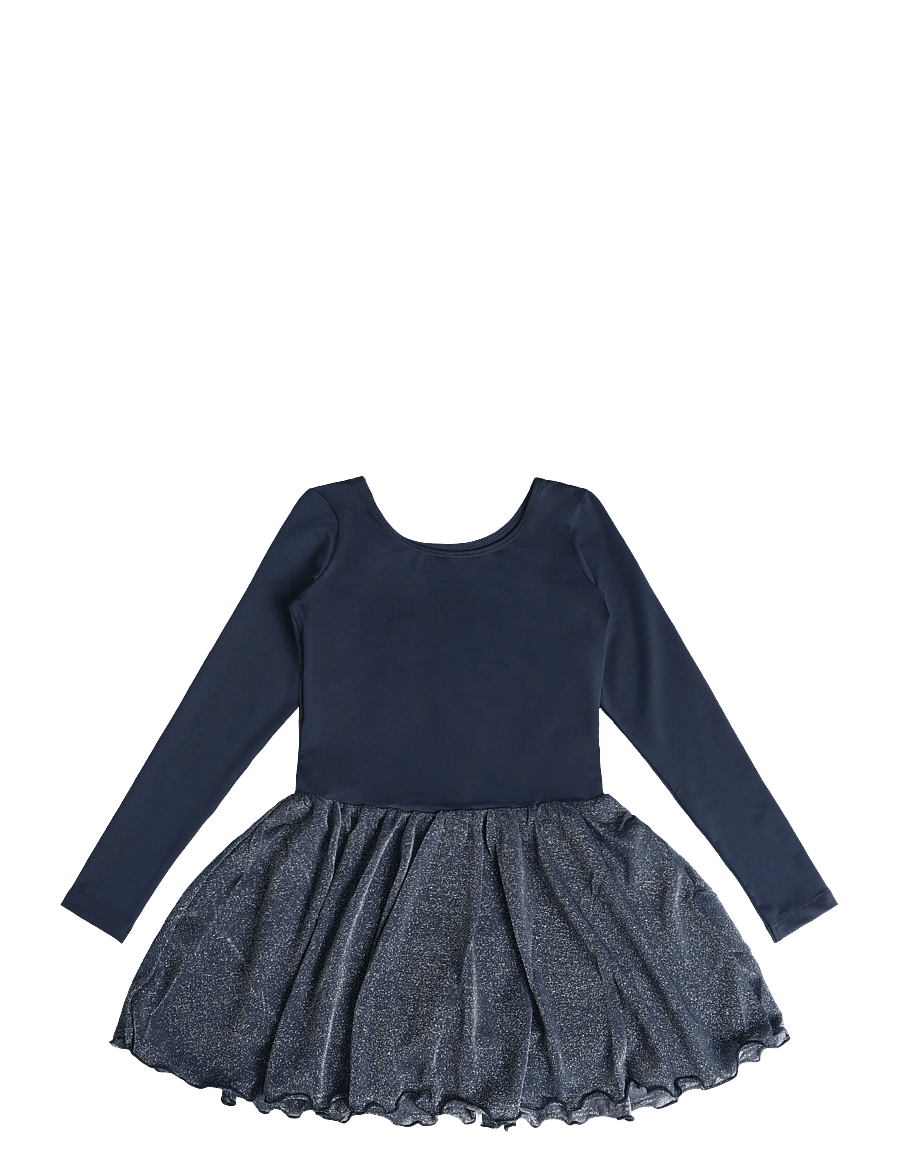 Hummel - hmlJR GLITTER TIGHTS GYMSUIT L/S - dress blues - 1
