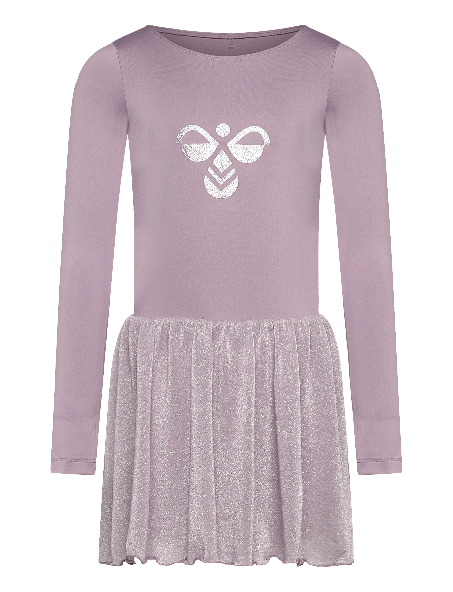 Hummel - hmlJR GLITTER TIGHTS GYMSUIT L/S - langärmelig - sea fog - 0