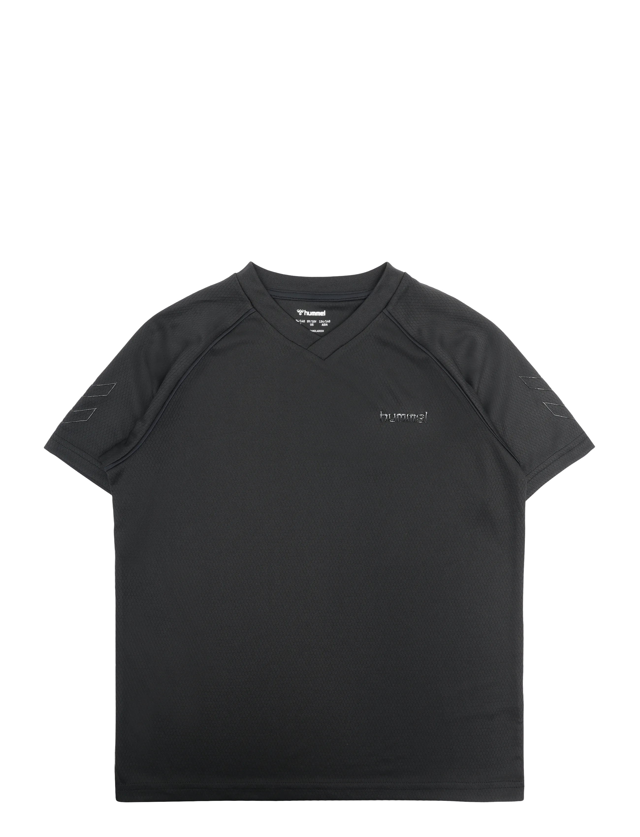 Hummel hmlJR REG ACTIVE T-SHIRT S/S - Riided - BLACK / black