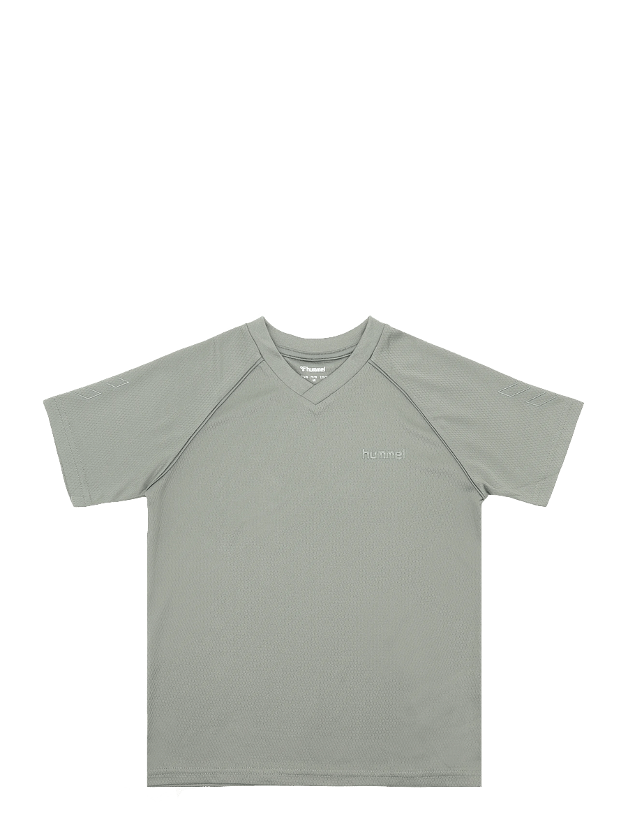 Hummel - hmlJR REG ACTIVE T-SHIRT S/S - sportoberteile - castor gray - 0