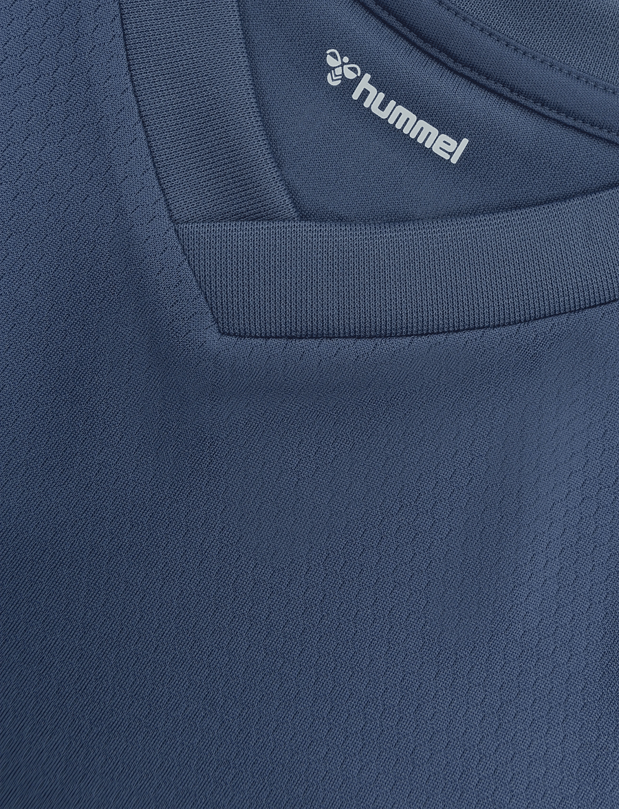 Hummel - hmlJR REG ACTIVE T-SHIRT S/S - sportoberteile - dress blues - 2