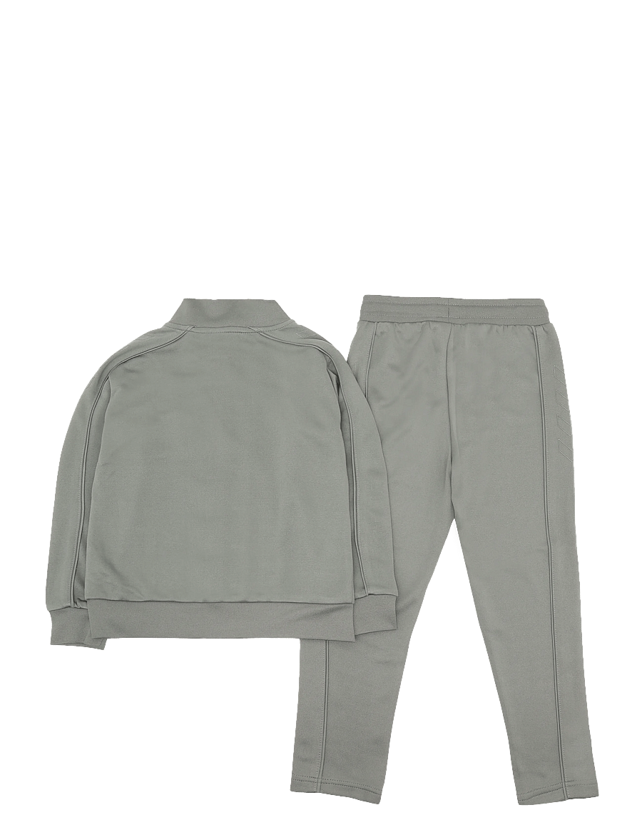 Hummel - hmlJR REG LOGO TRACK SUIT - tracksuits & 2-piece sets - castor gray - 1