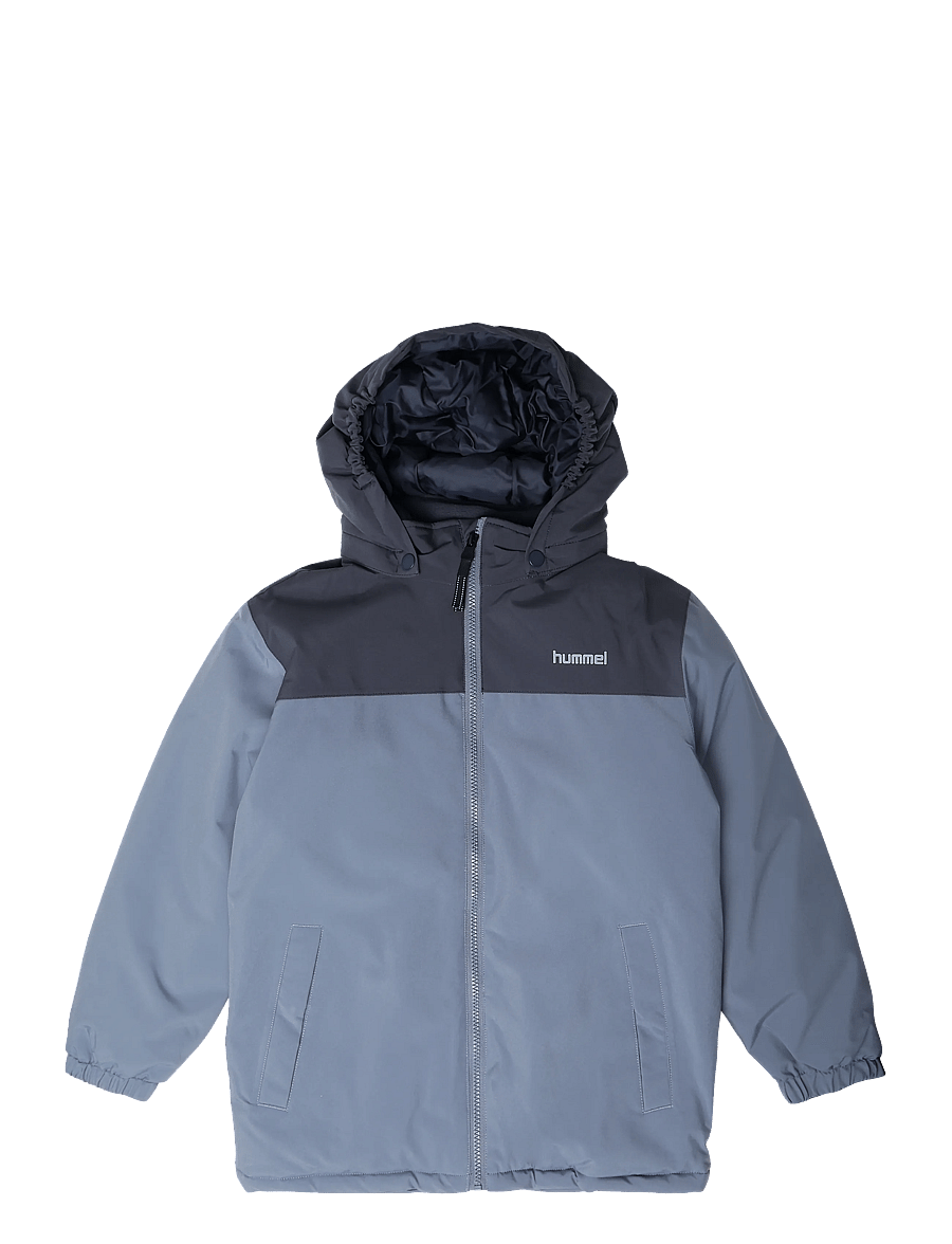 Hummel - hmlJR BLOCK JACKET WP - skal- & regnjackor - flint stone - 0