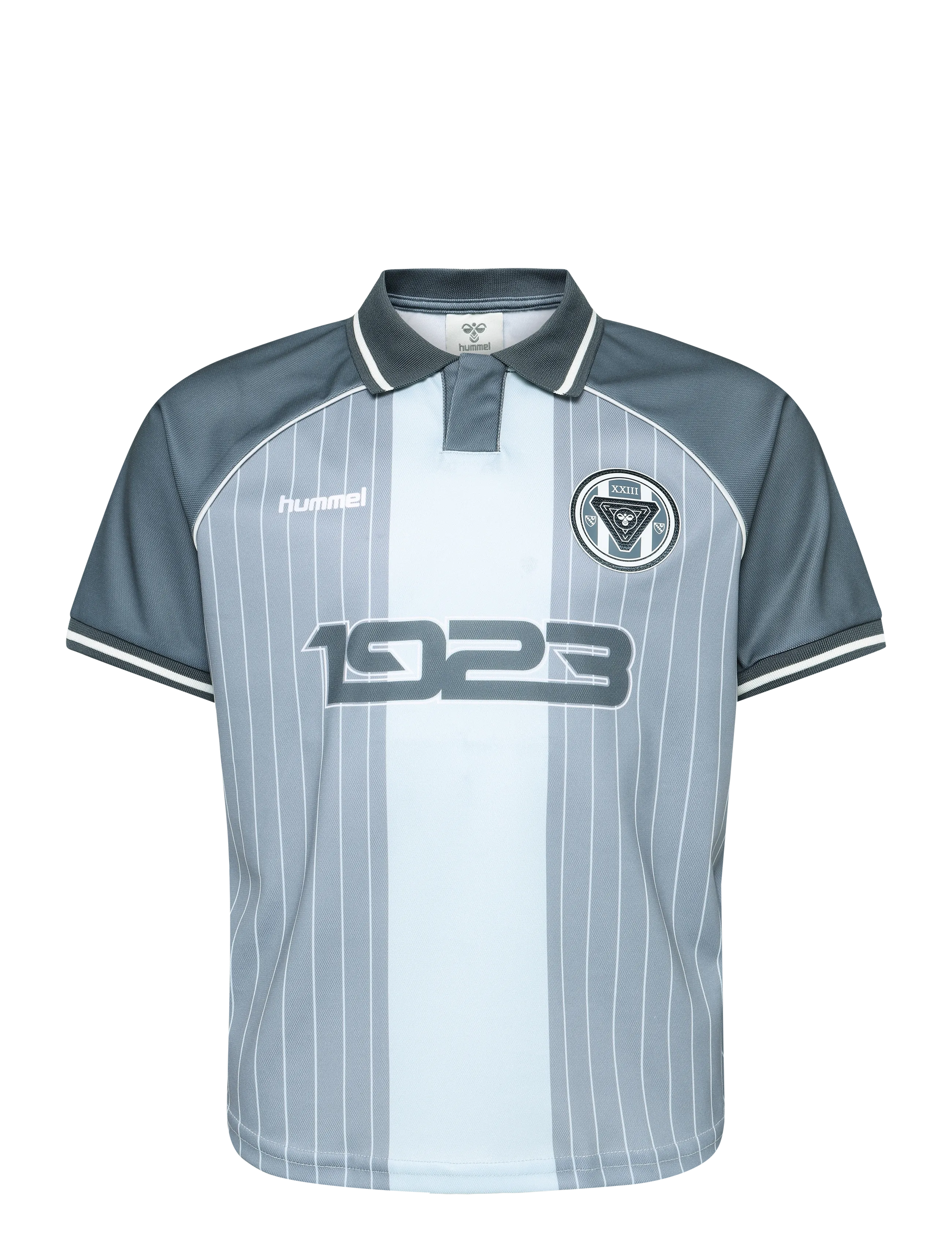 Hummel Hmljr Loose Soccer Jersey S/S, 110/116, Grey, T-Shirts > Fodboldtrøjer, Børn