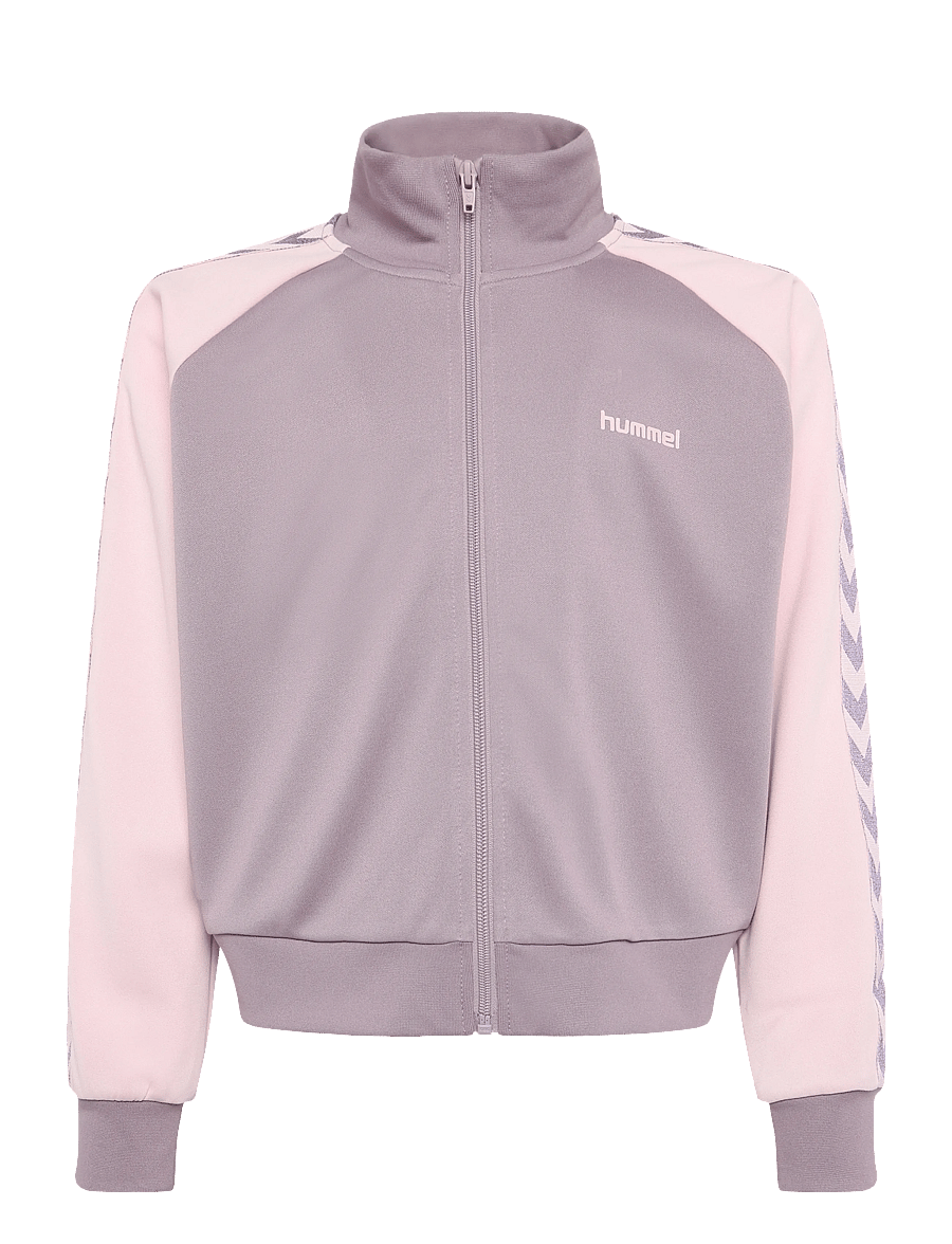 Hummel - hmlJR REG POLY TAPE ZIP JACKET - outerwear - sea fog - 0