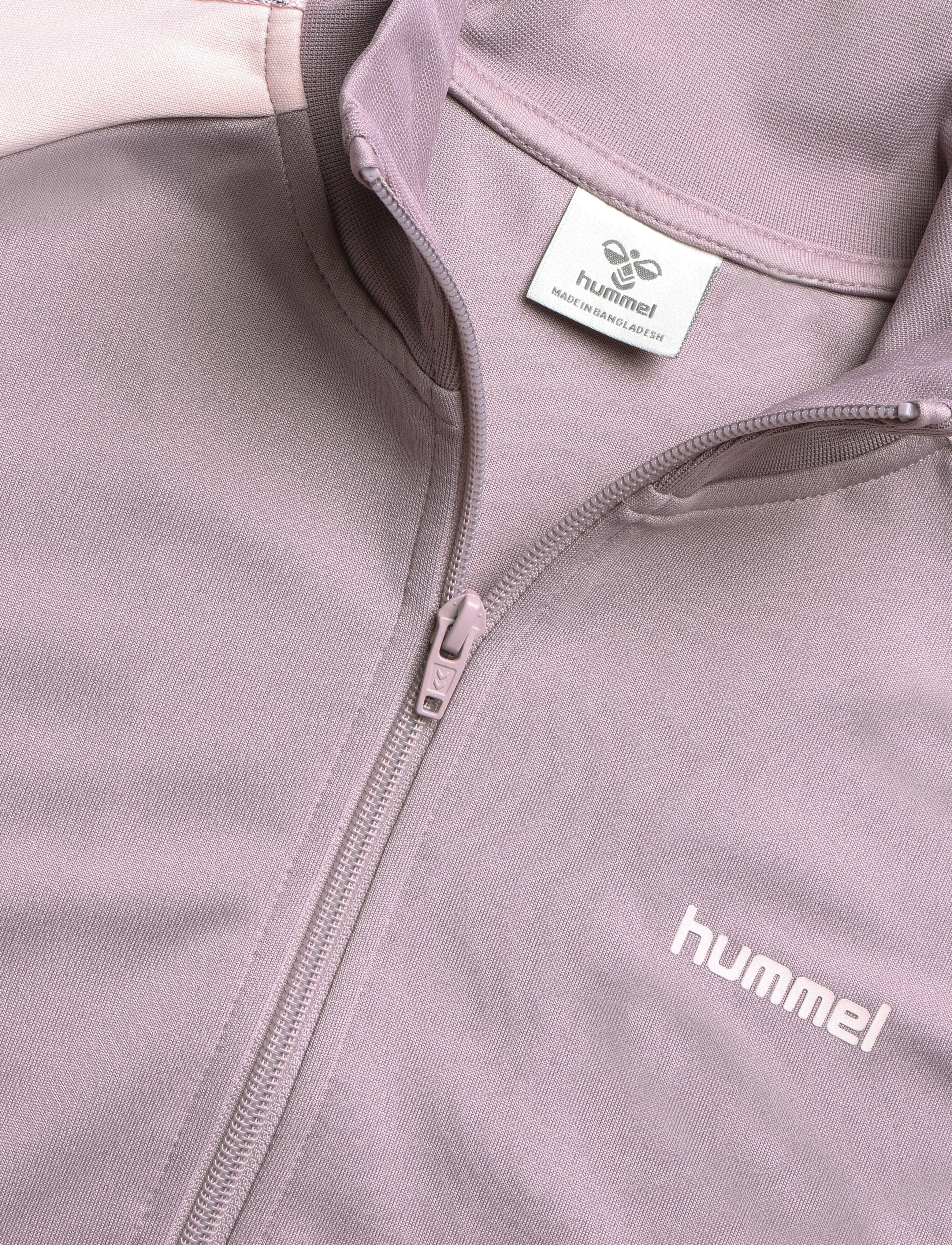 Hummel - hmlJR REG POLY TAPE ZIP JACKET - sea fog - 2