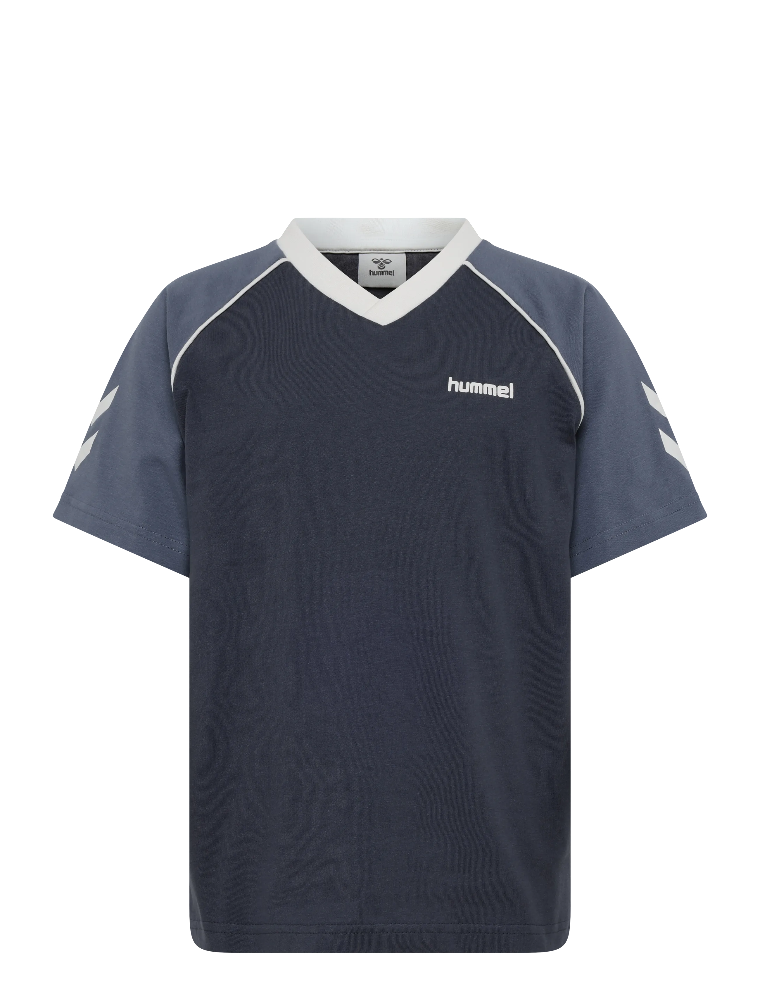 Hummel hmlJR ROLF T-SHIRT S/S - Tøj - OMBRE BLUE / blue