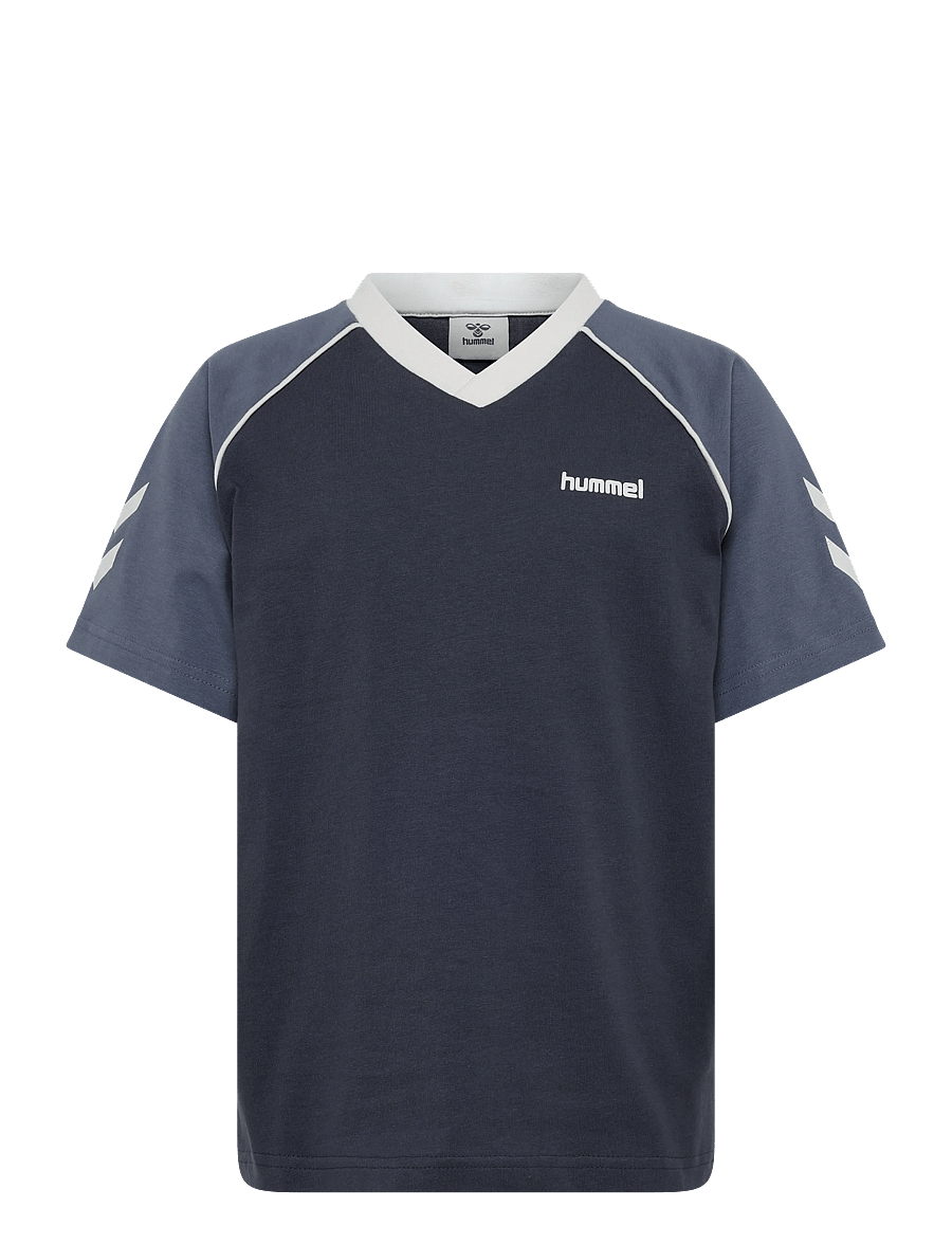 Hummel - hmlJR ROLF T-SHIRT S/S - sporttoppar - ombre blue - 0
