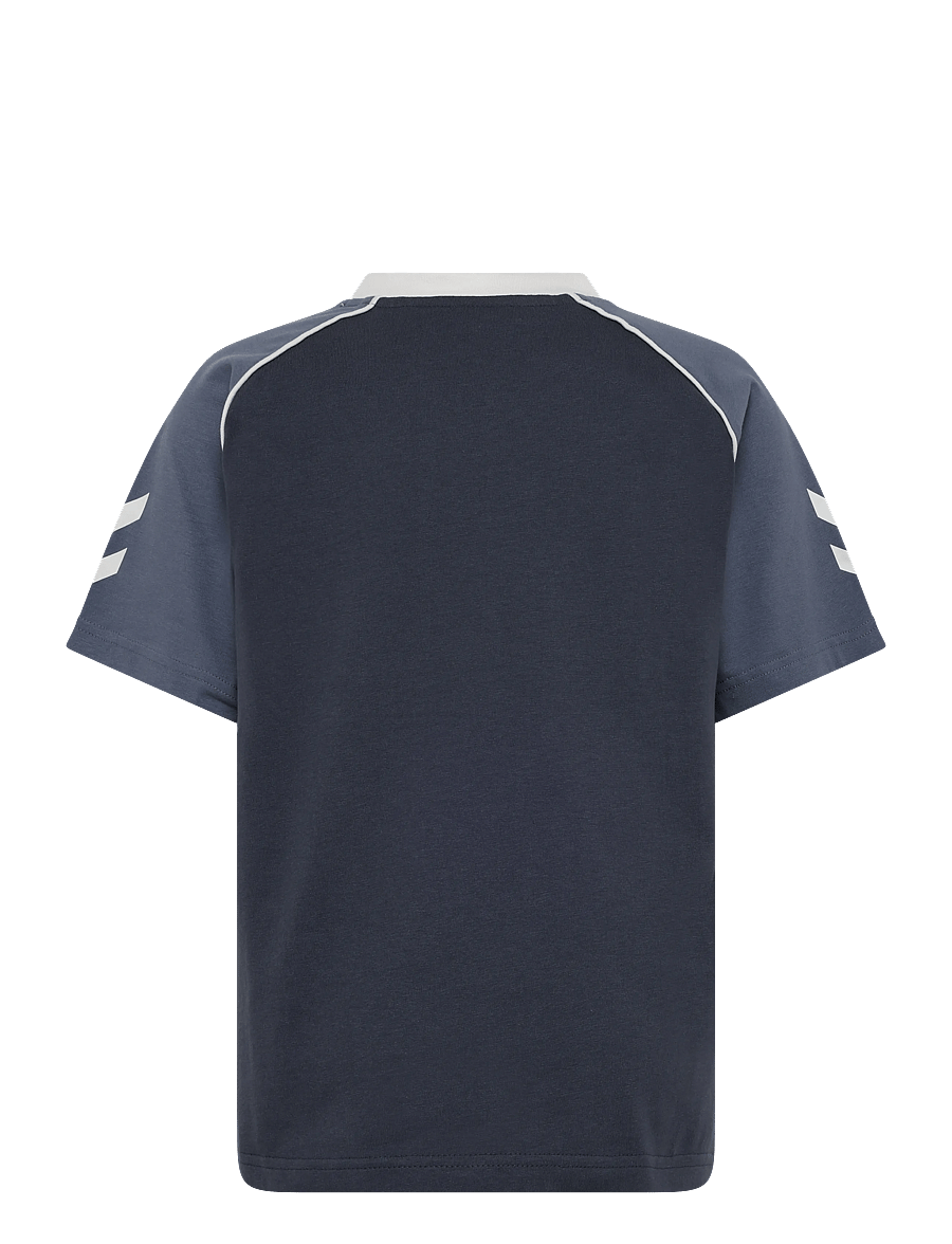 Hummel - hmlJR ROLF T-SHIRT S/S - sporttoppar - ombre blue - 1