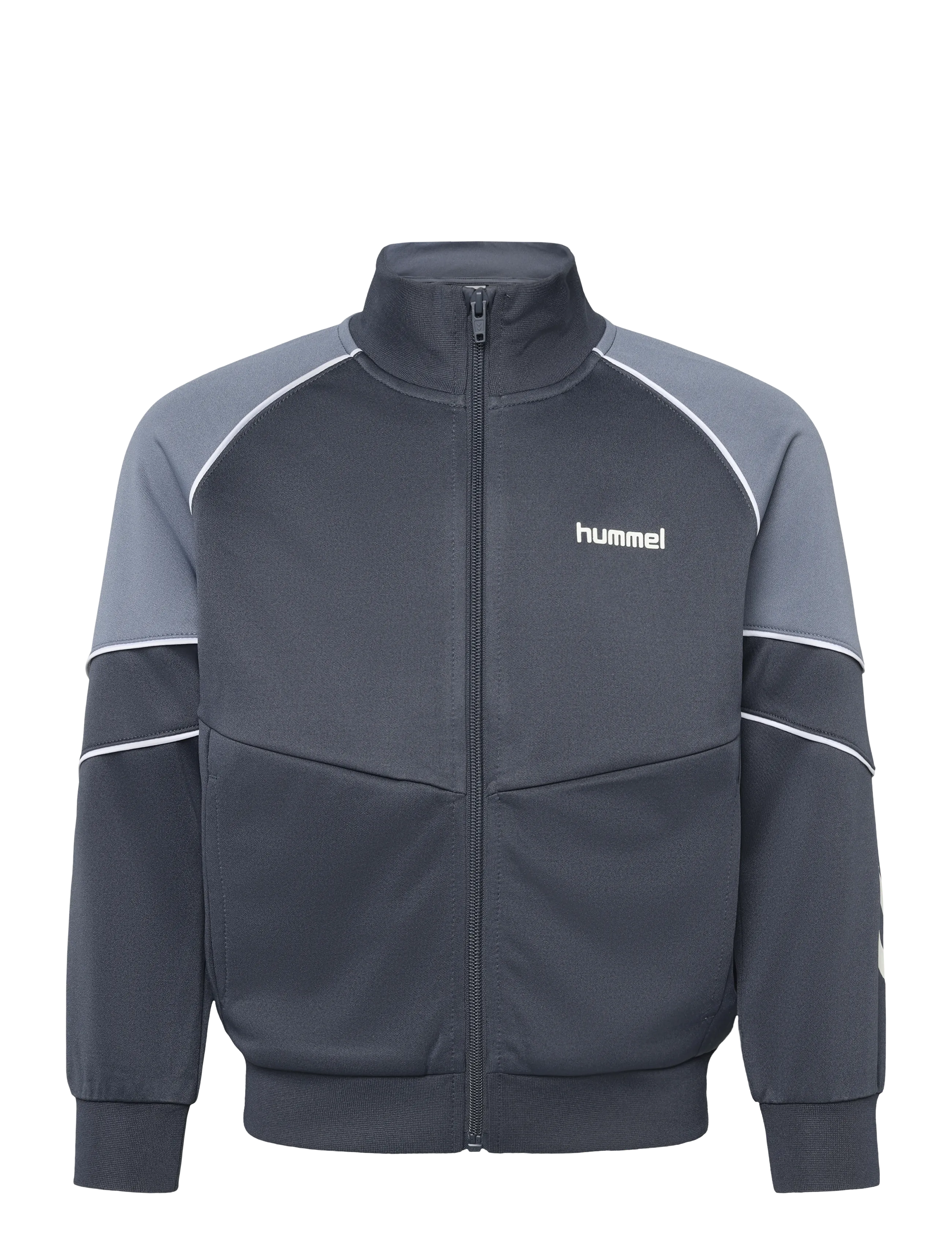 Hummel hmlJR REG POLY BLOCK ZIP JACKET - Riided - OMBRE BLUE / navy