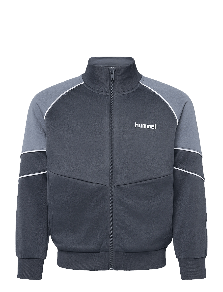 Hummel - hmlJR REG POLY BLOCK ZIP JACKET - ombre blue - 0