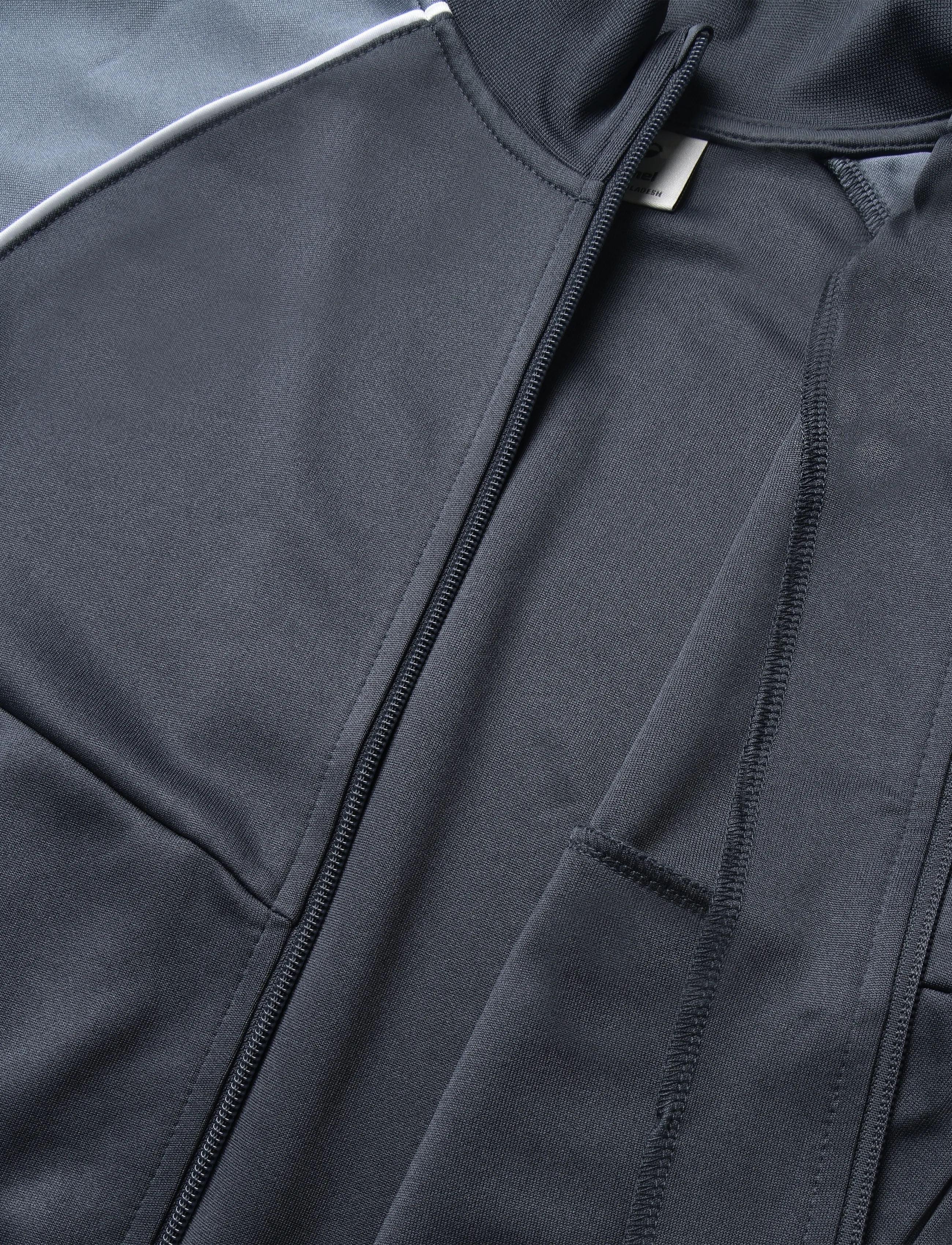 Hummel - hmlJR REG POLY BLOCK ZIP JACKET - ombre blue - 4