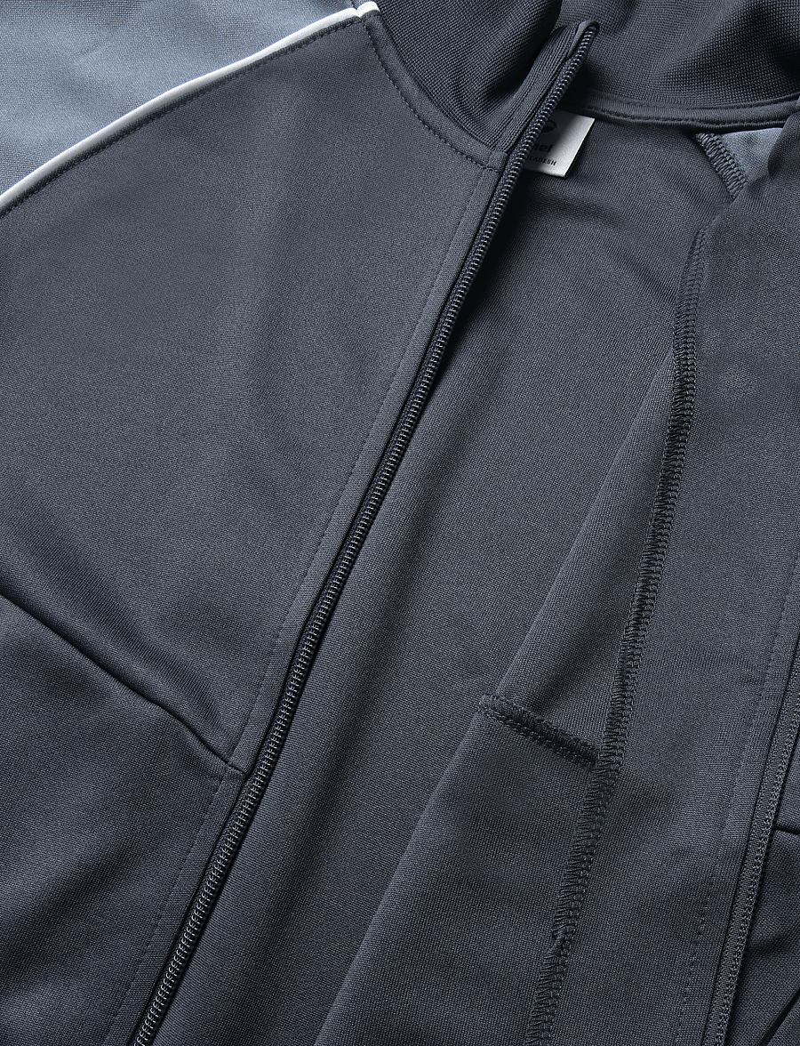 Hummel - hmlJR REG POLY BLOCK ZIP JACKET - ombre blue - 4