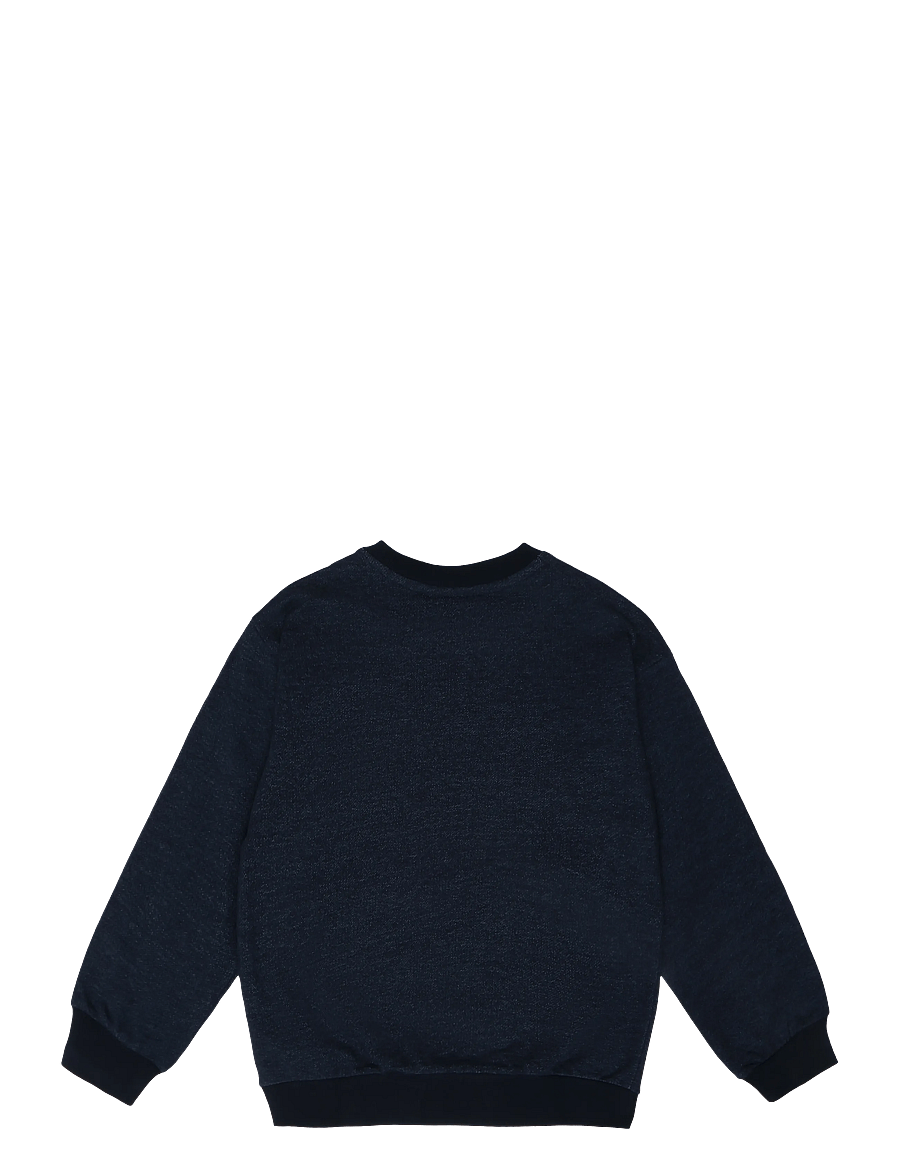 Hummel - hmlJR LOOSE DNM CREWNECK BEE - sweatshirts - dress blues - 1
