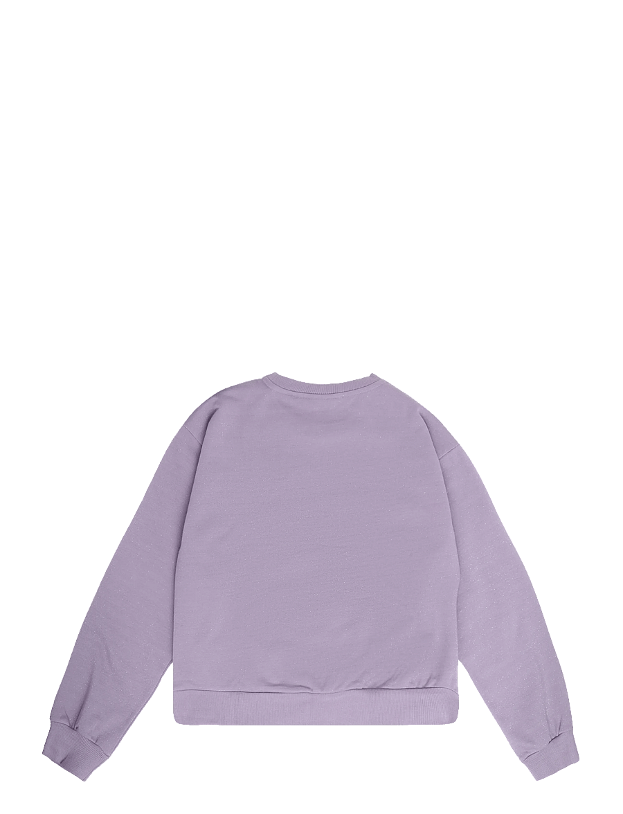 Hummel - hmlJR LOOSE GLITTER CREWNECK BEE - gray ridge - 1