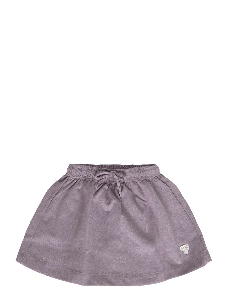 Hummel - hmlJR GLITTER SWEAT SKIRT BEE - kurze röcke - gray ridge - 0