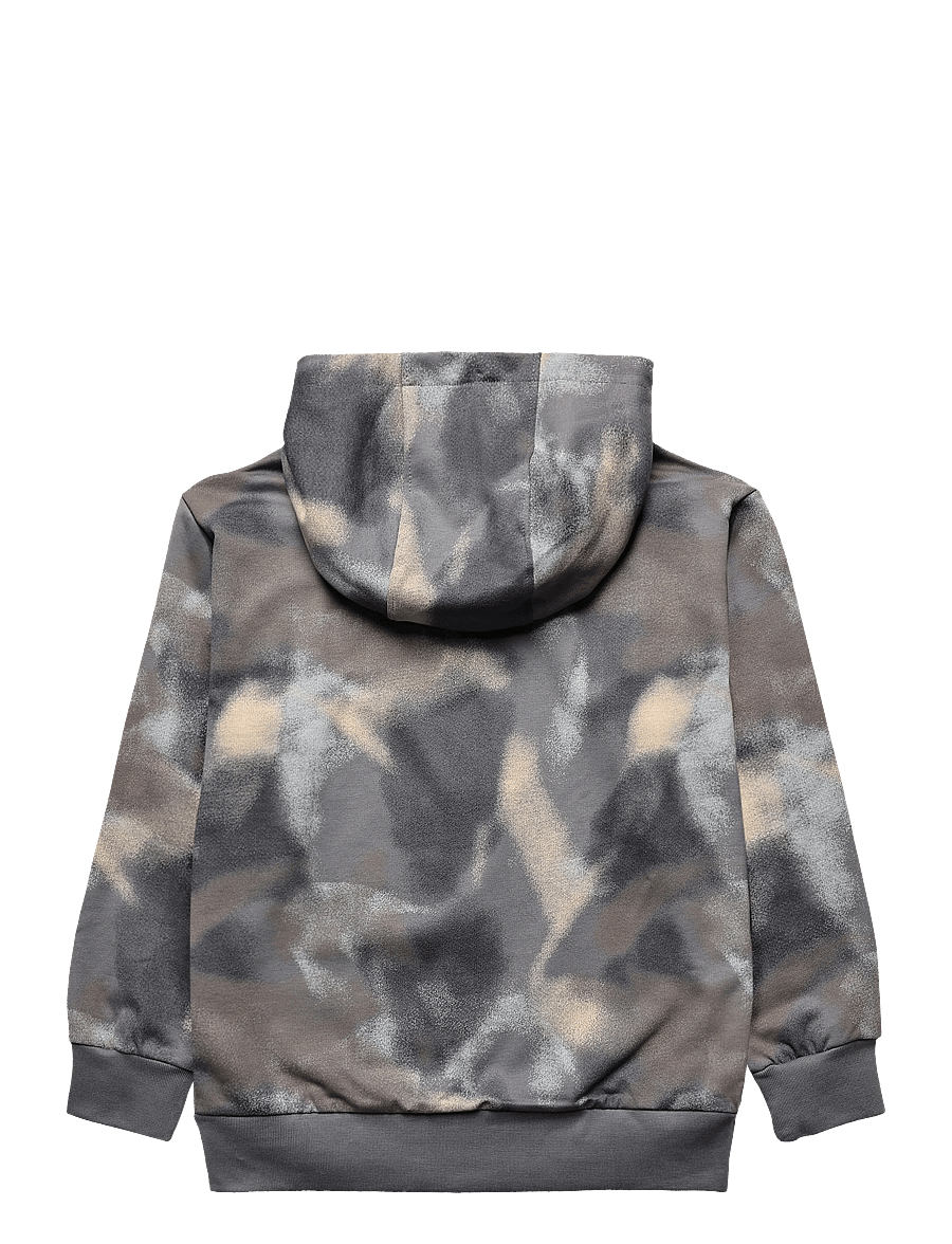 Hummel - hmlJR LOOSE AOP HOODIE BEE - kapuzenpullover - flint stone - 1