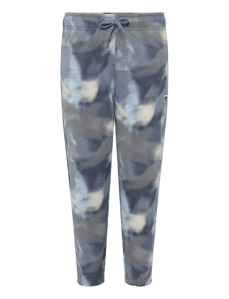 Hummel - hmlJR LOOSE AOP PANTS BEE - sweatpants - flint stone - 0