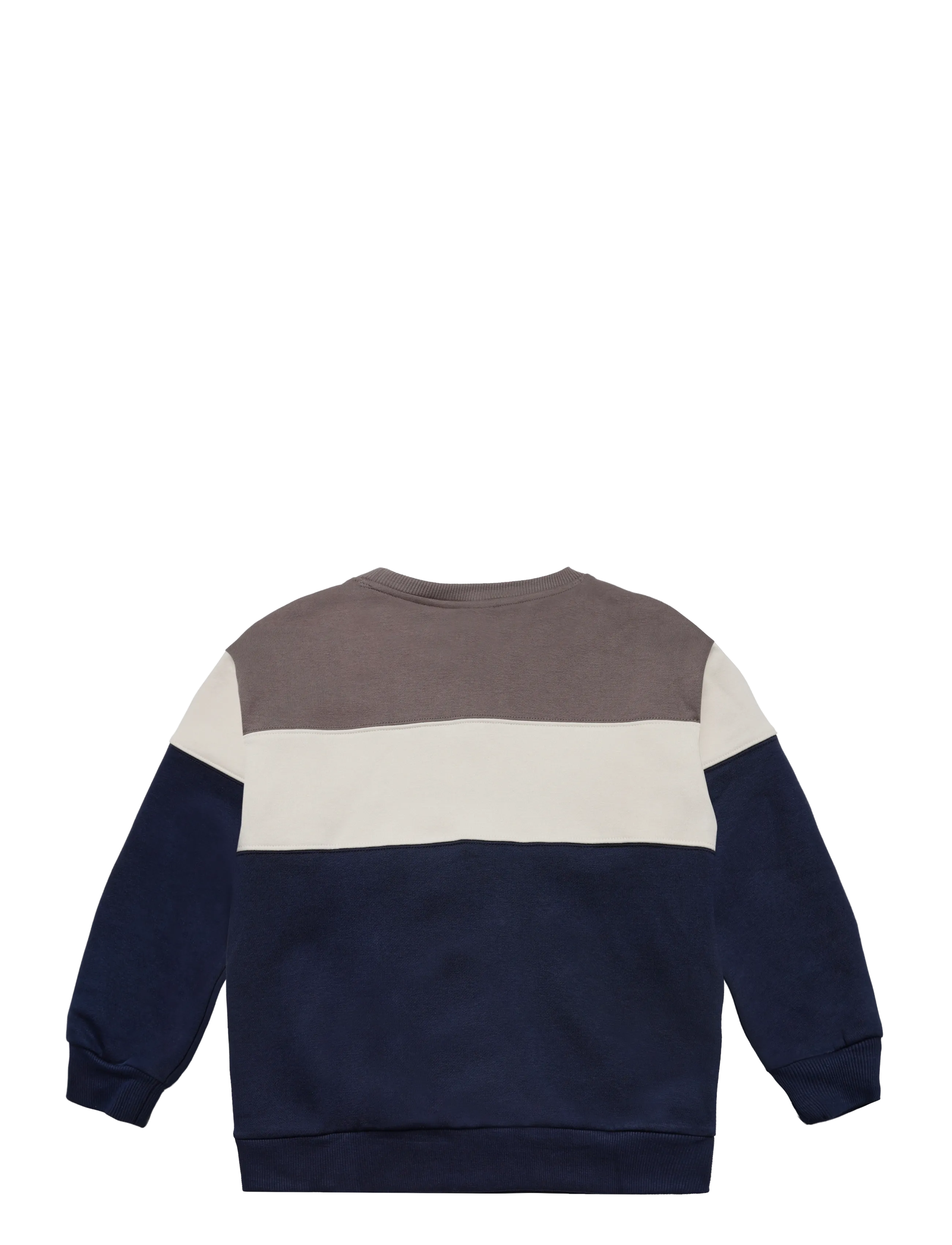 Hummel - hmlJR LOOSE BLOCK CREWNECK - dark gull gray - 1