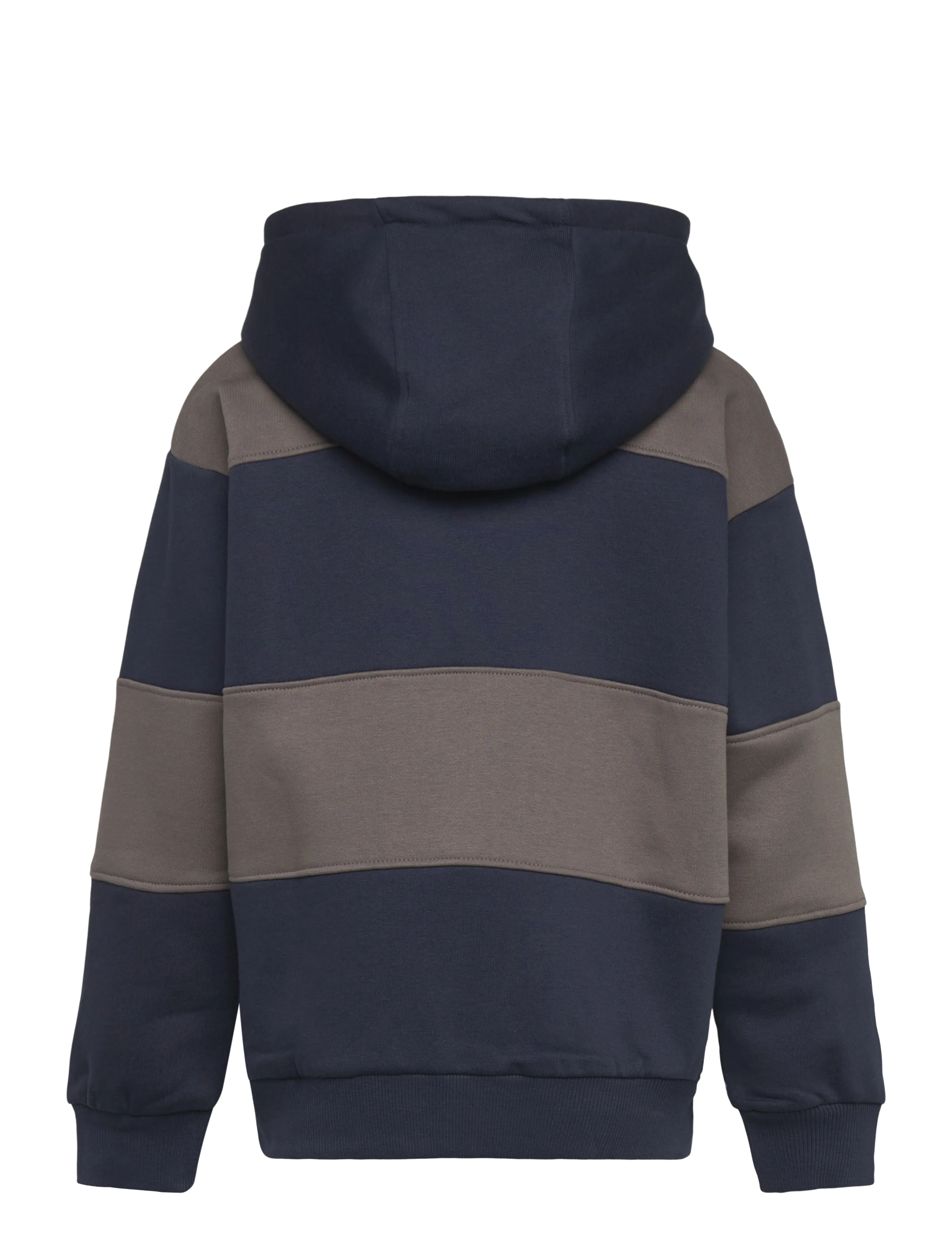 Hummel - hmlJR LOOSE STRIPE HOODIE BEE - hættetrøjer - dress blues - 1