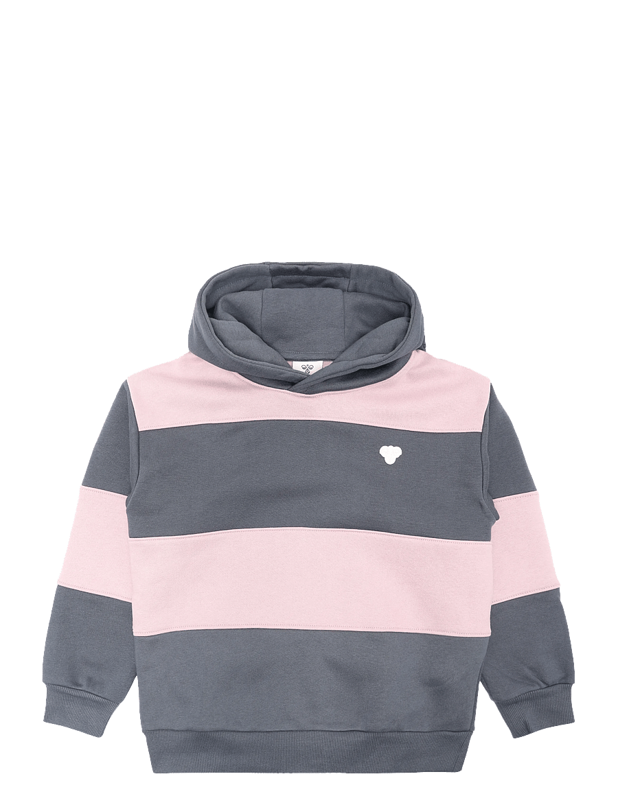 Hummel - hmlJR LOOSE STRIPE HOODIE BEE - ombre blue - 0