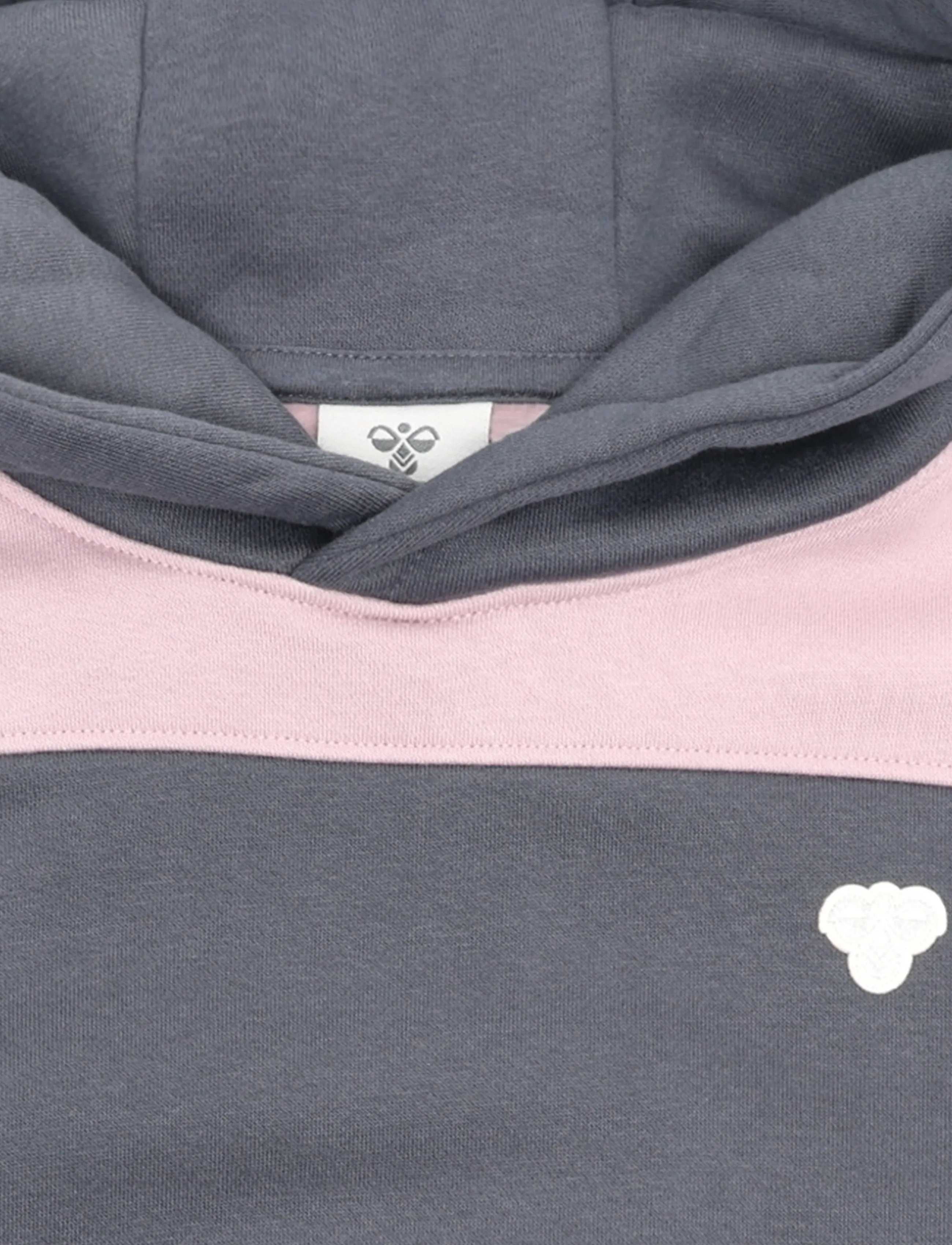 Hummel - hmlJR LOOSE STRIPE HOODIE BEE - ombre blue - 2