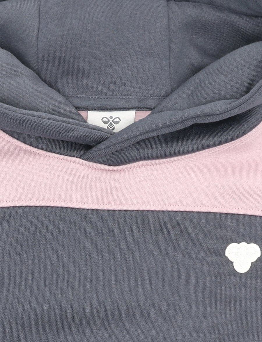 Hummel - hmlJR LOOSE STRIPE HOODIE BEE - ombre blue - 2