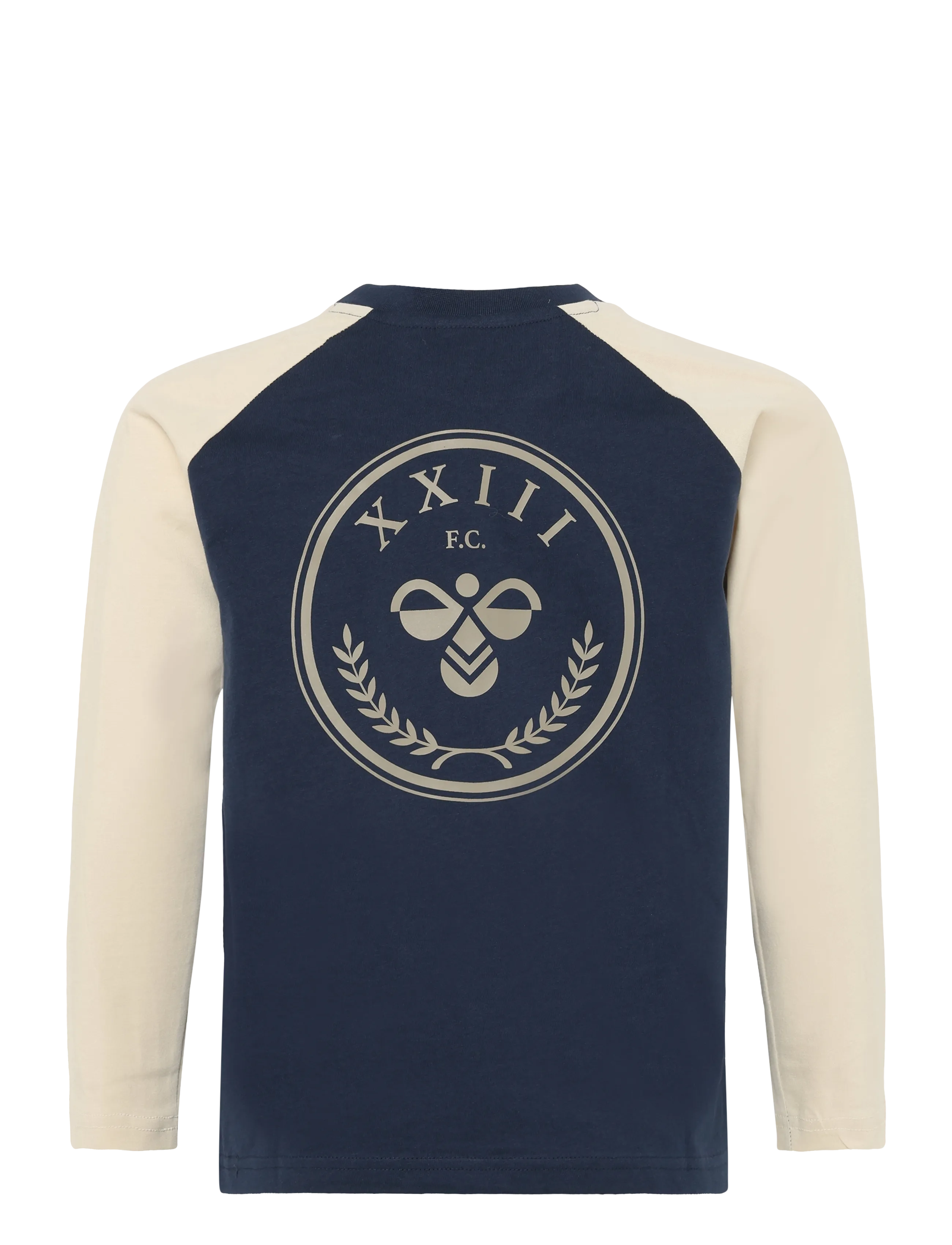 Hummel - hmlJR LOOSE GRAPHIC T-SHIRT L/S - langärmelig - dress blues - 1