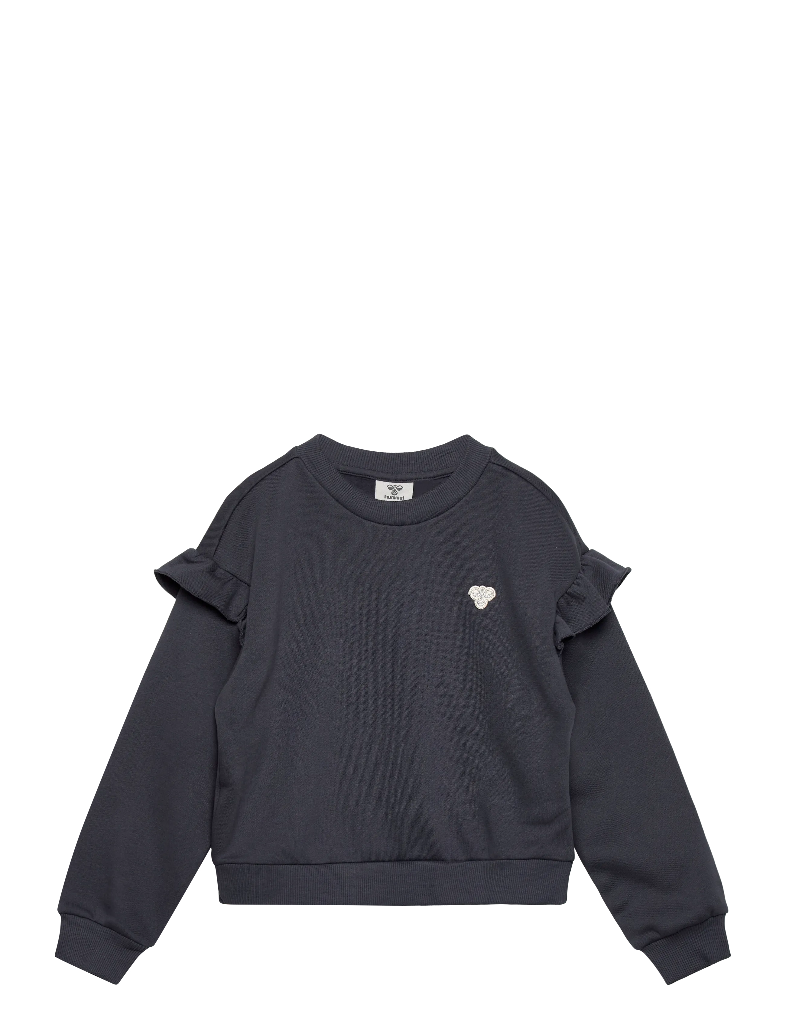 Hummel hmlJR LOOSE FLAIR SWEATSHIRT BEE - Kläder - OMBRE BLUE / navy