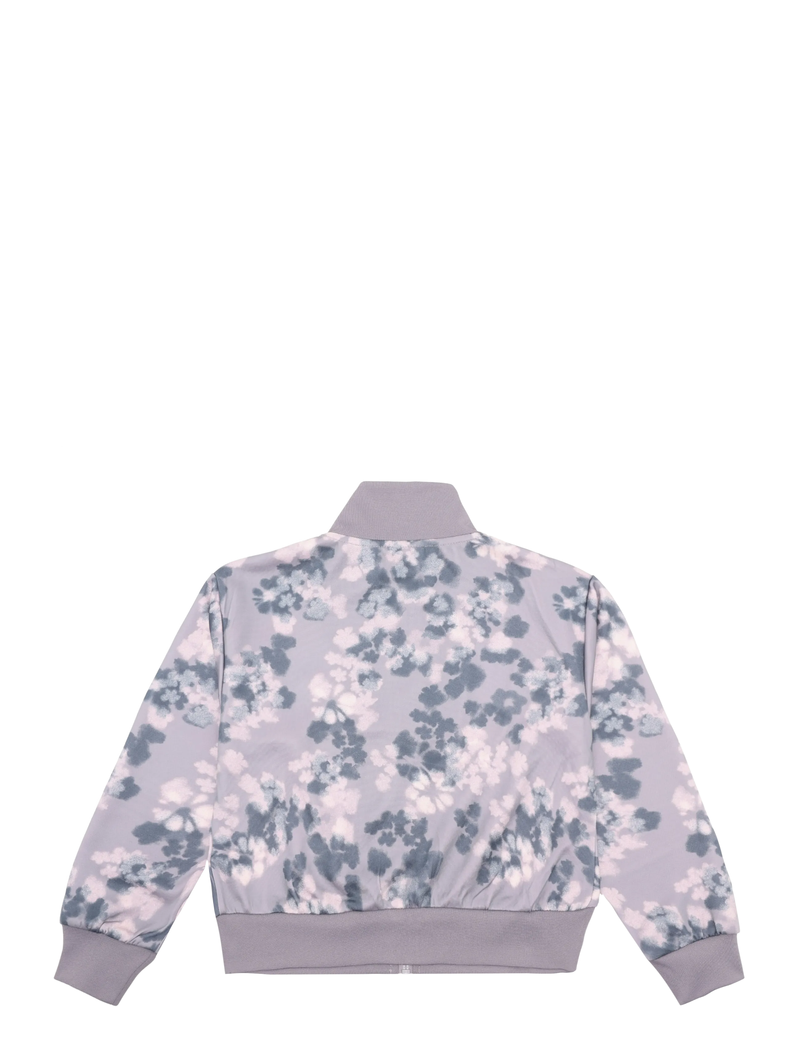 Hummel - hmlJR REG POLY AOP ZIP JACKET - outerwear - gray ridge - 1