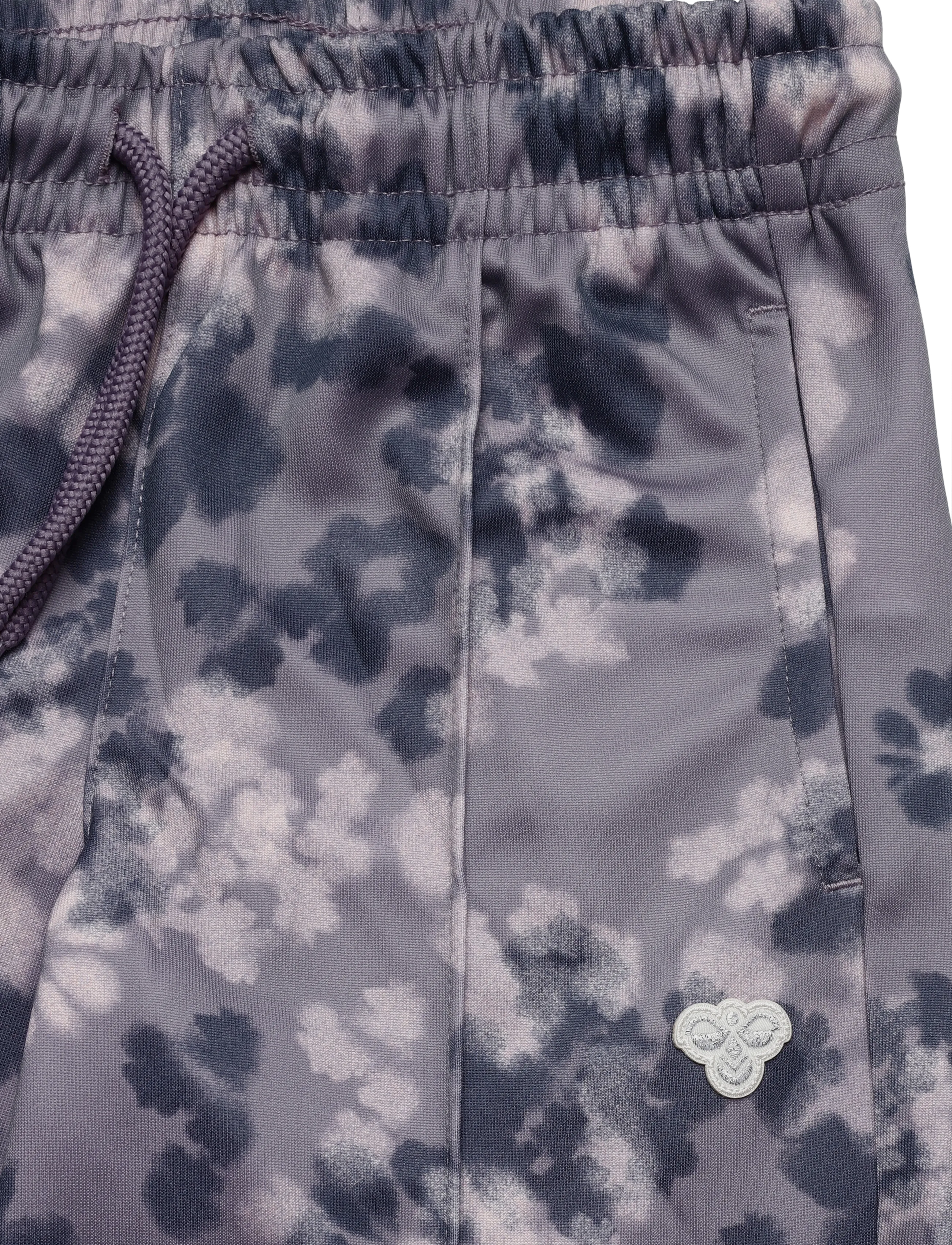 Hummel - hmlJR REG POLY AOP PANTS - sweatpants - gray ridge - 3