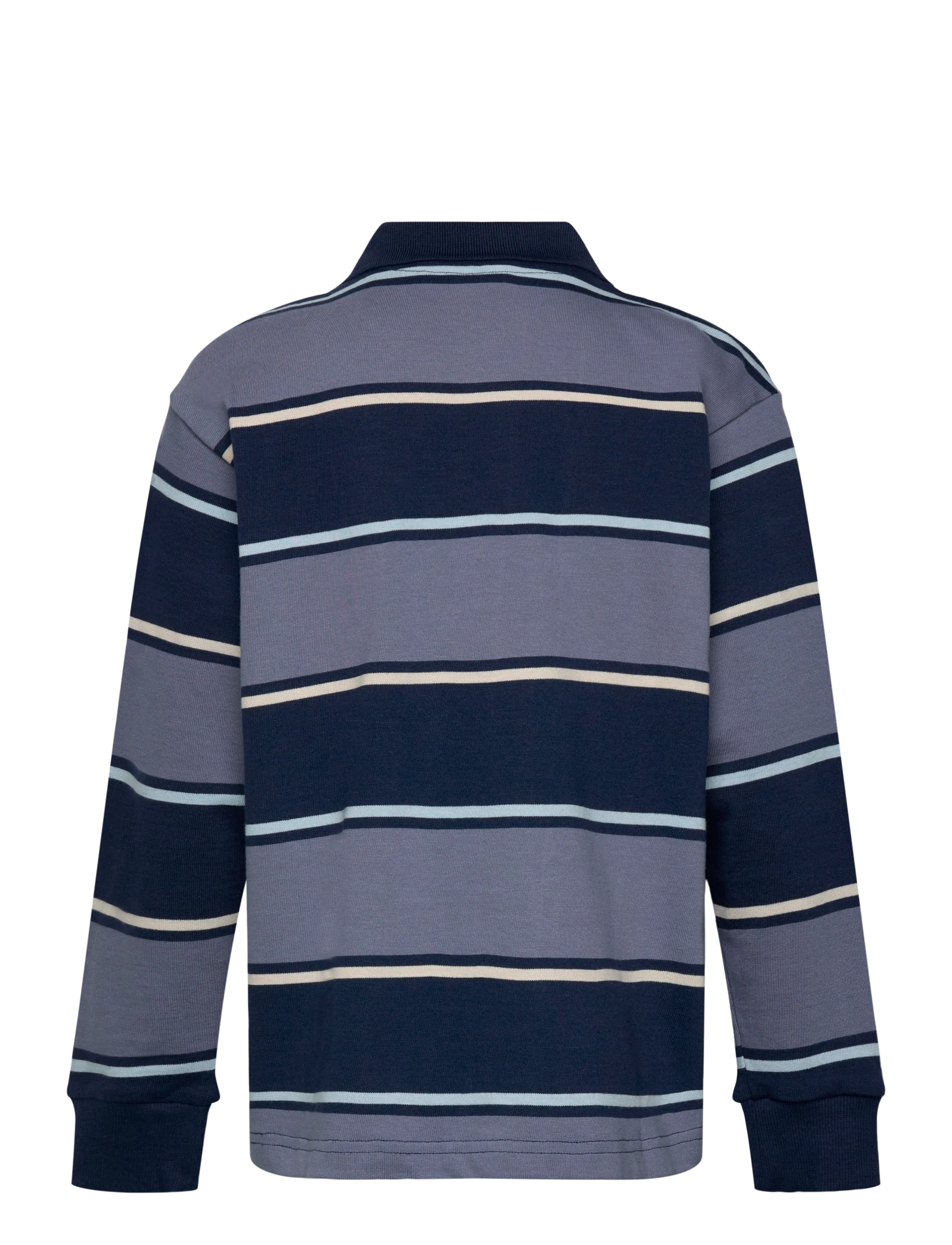 Hummel - hmlJR LOOSE STRIPED POLO L/S - langärmelig poloshirt - dress blues - 1