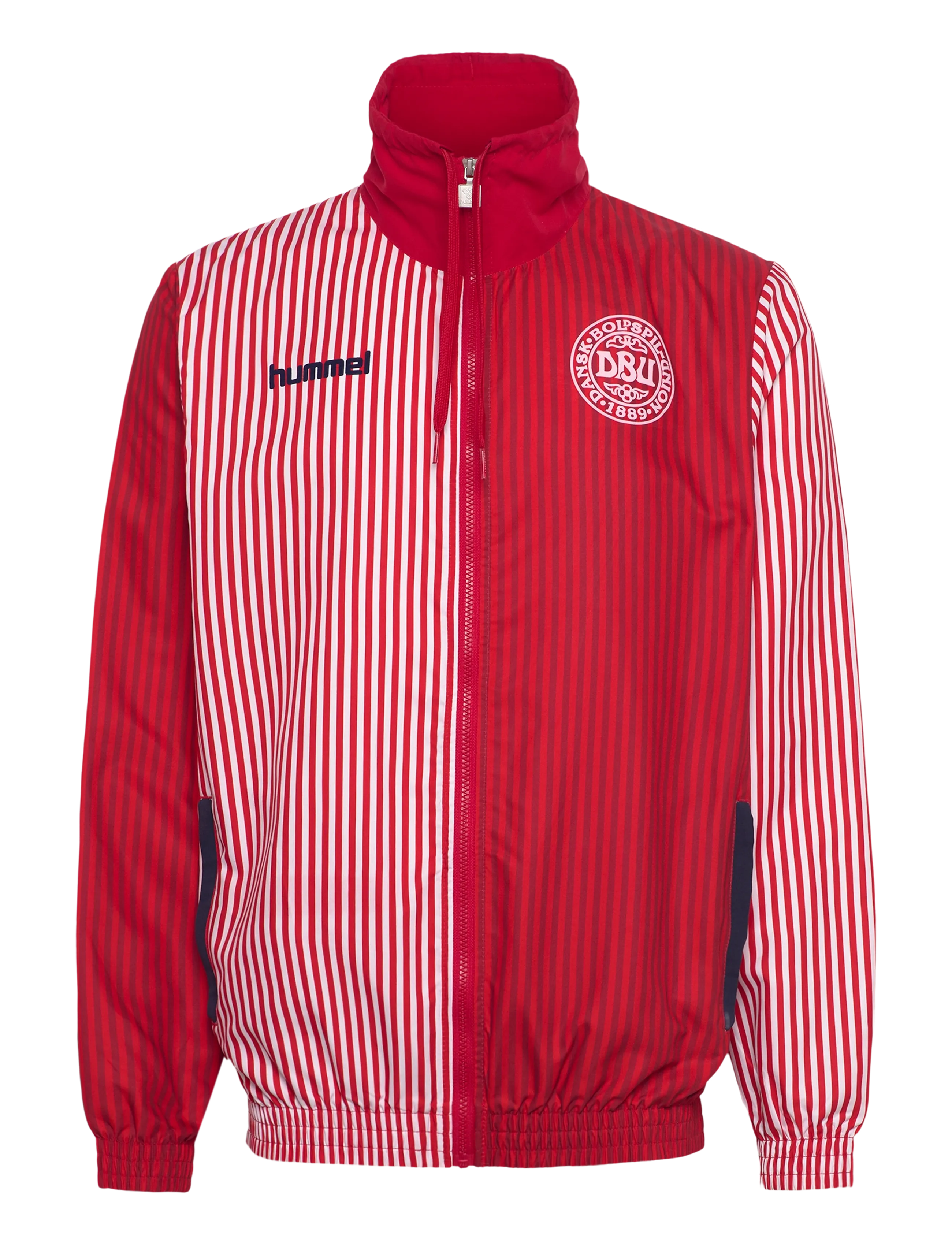 Hummel Dbu 26 Fan 86 Replica Micro Jacket, XL, Red, Sport Jackets > Sport Training Jackets, Dame