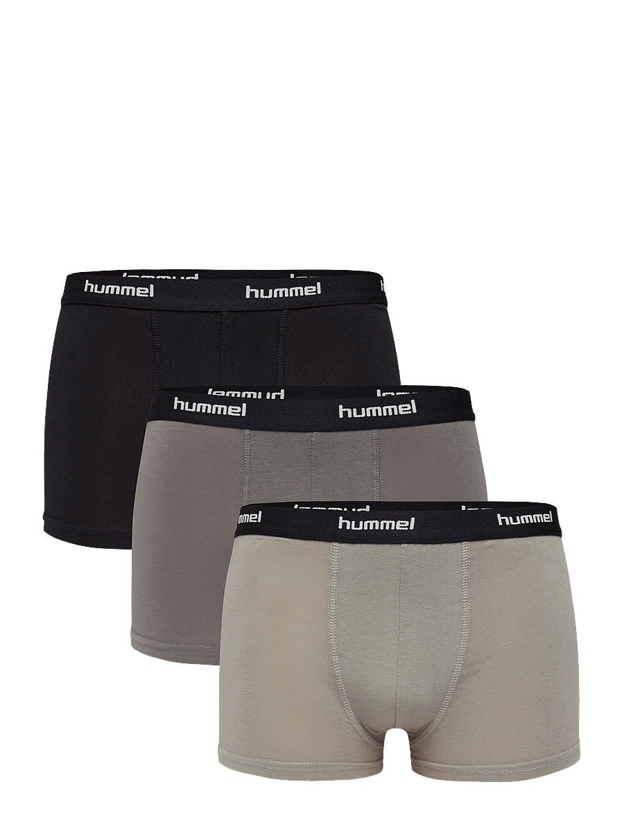 Hummel - hmlJR NALLE BOXERS 3 PACK - underbukser - castor gray - 0