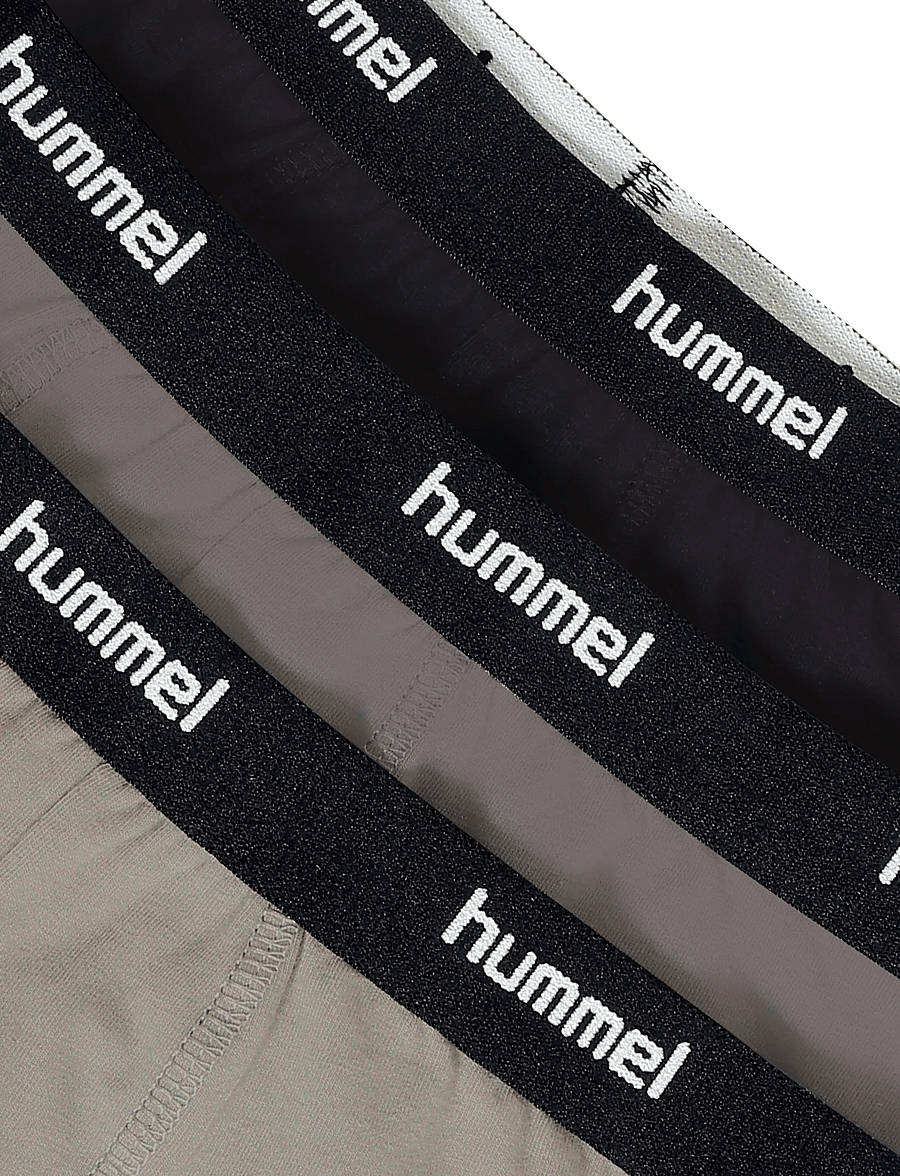 Hummel - hmlJR NALLE BOXERS 3 PACK - underbukser - castor gray - 2