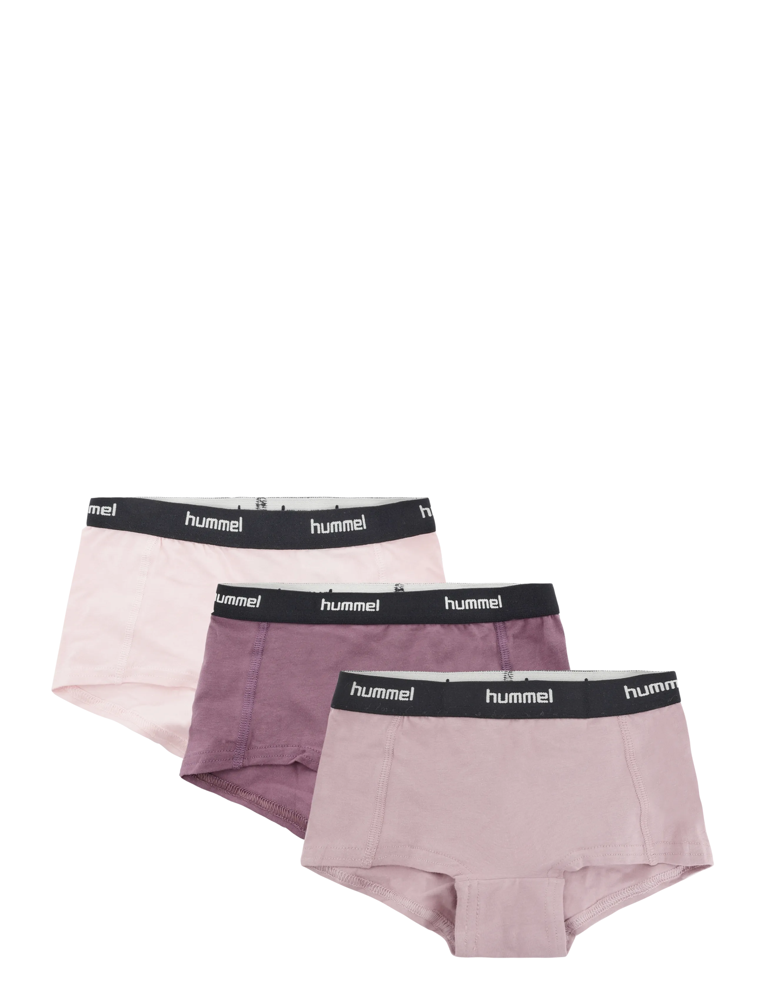 Hummel hmlJR NALA HIPSTERS 3 PACK - Unterwäsche - SEA FOG / pink/rose