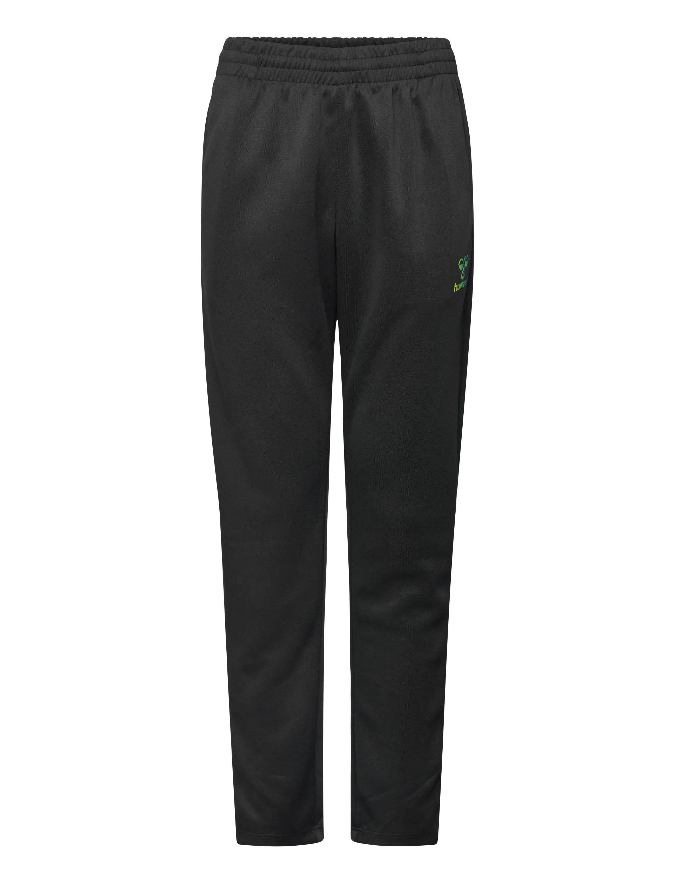 Hummel hmlSHIMMER TRAINING PANTS KIDS - Training - BLACK/LIMEADE / black