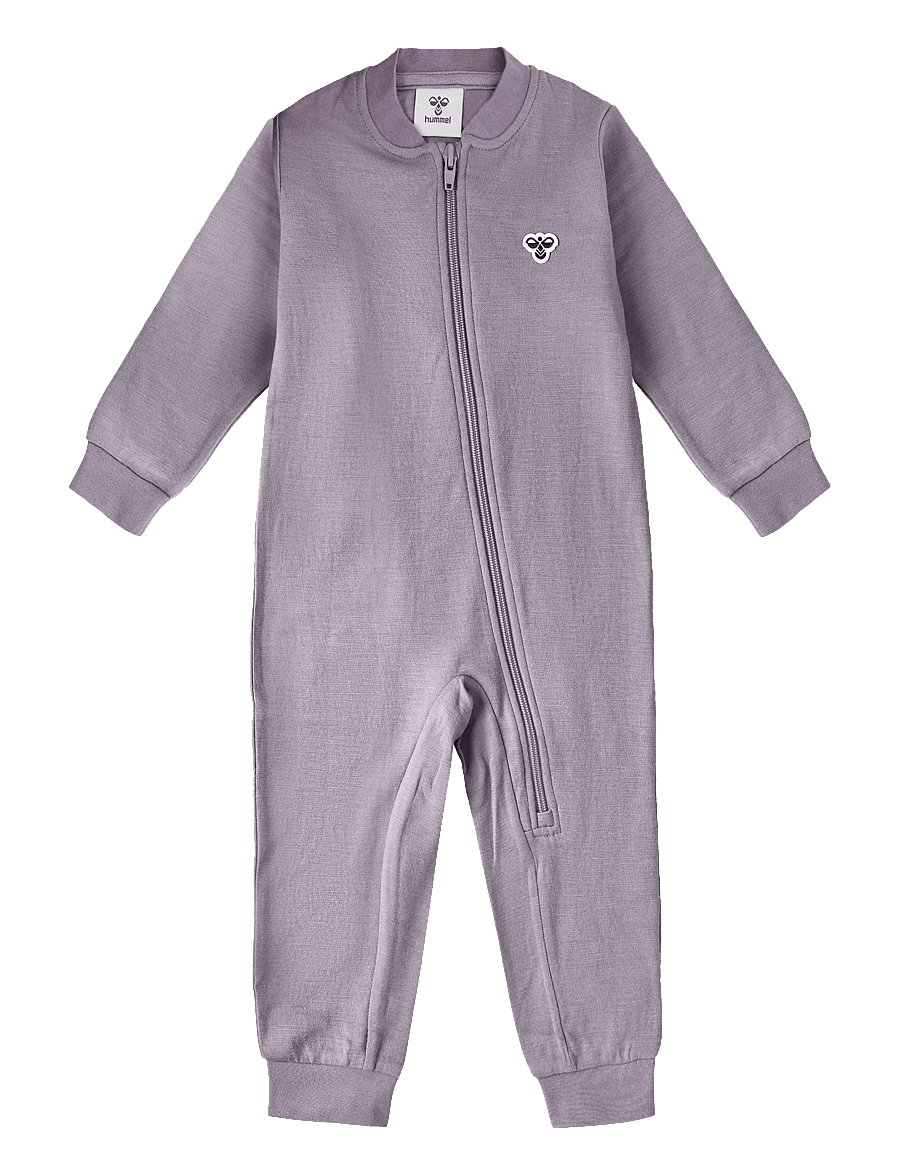 Hummel - hmlMINI WOOL JUMPSUIT BEE - jumpsuits - gray ridge - 0
