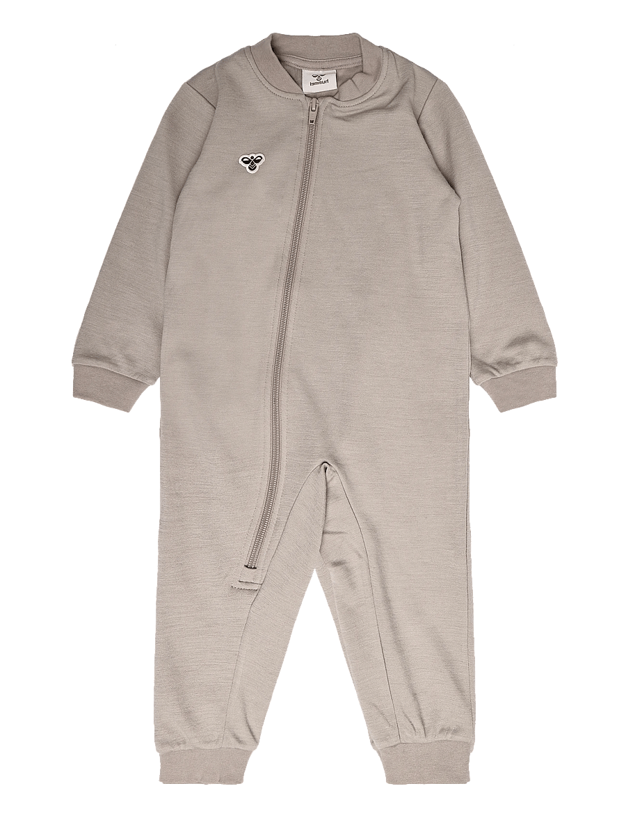 Hummel - hmlMINI WOOL JUMPSUIT BEE - kombinesoonid - vintage khaki - 0