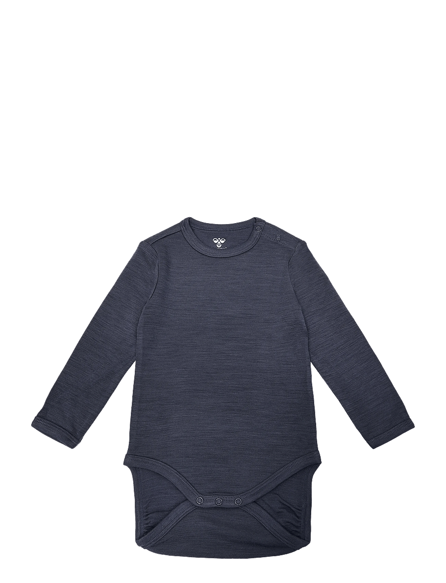 Hummel - hmlMINI WOOL SOLID BODY L/S - base layer baby - gray ridge - 0