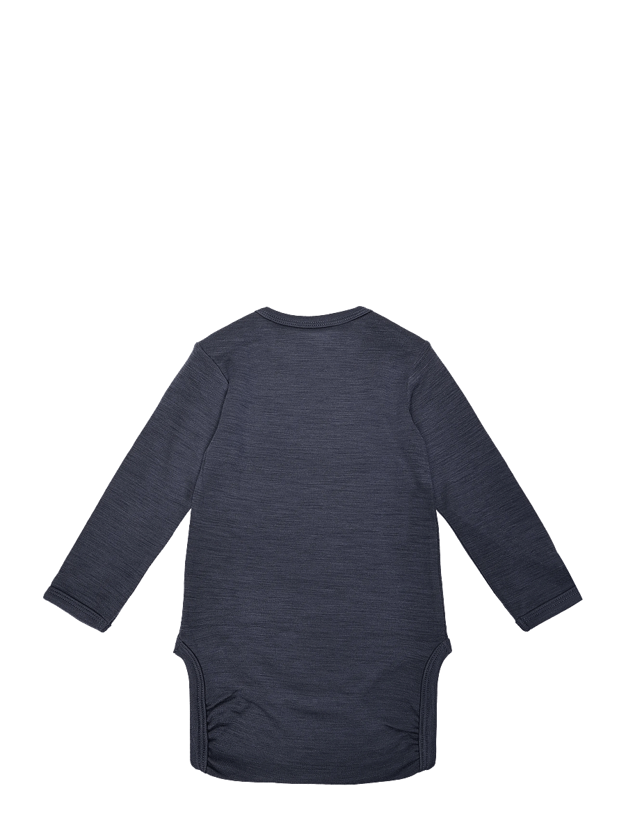 Hummel - hmlMINI WOOL SOLID BODY L/S - base layer baby - gray ridge - 1