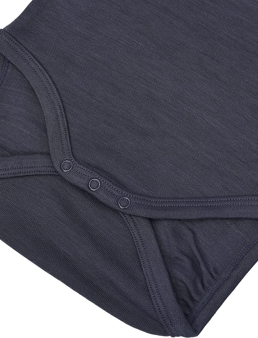 Hummel - hmlMINI WOOL SOLID BODY L/S - base layer baby - gray ridge - 2