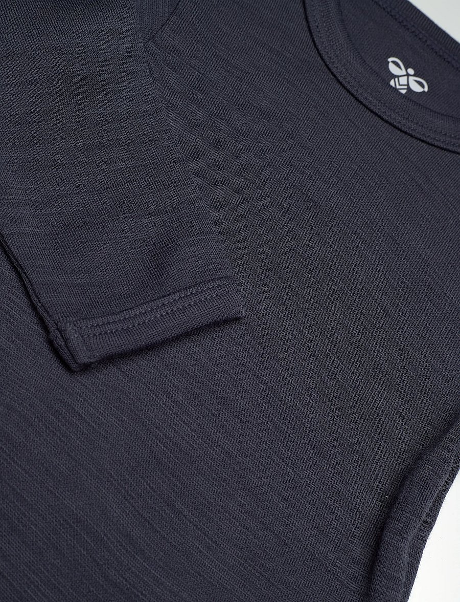 Hummel - hmlMINI WOOL SOLID BODY L/S - base layer baby - ombre blue - 2
